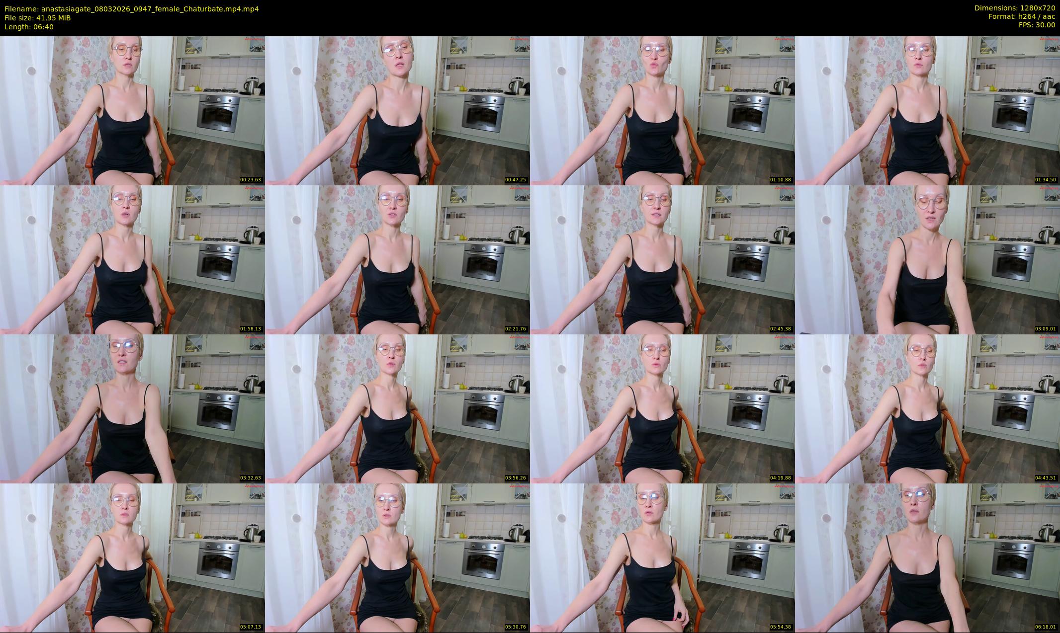 anastasiagate — 7 minute Chaturbate female cam show recording, 720p, Mar 8, 2026