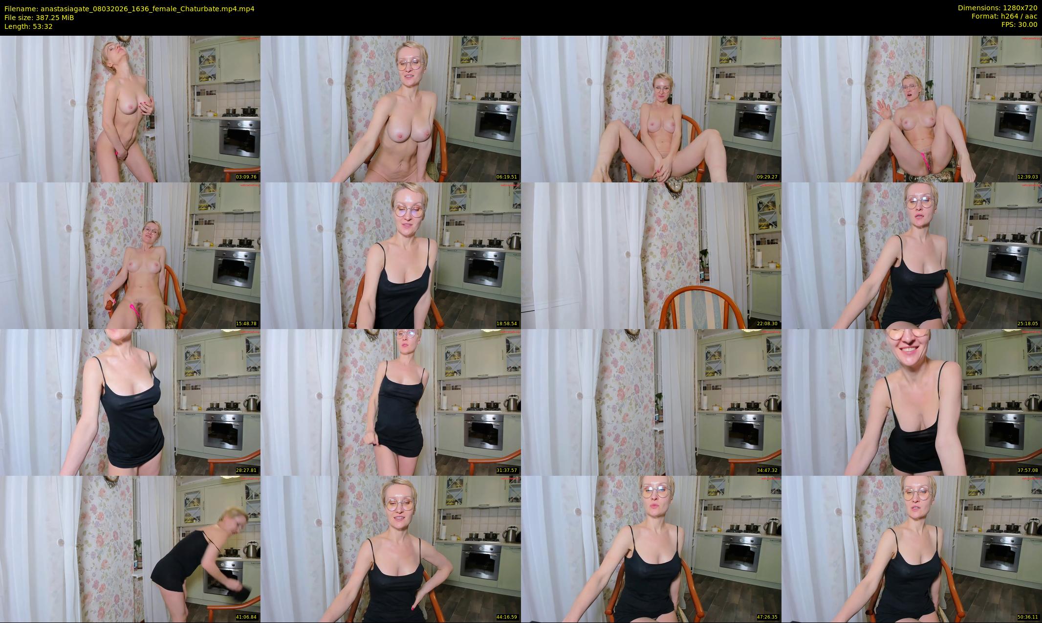 anastasiagate — 54 minute Chaturbate female cam show recording, 720p, Mar 8, 2026
