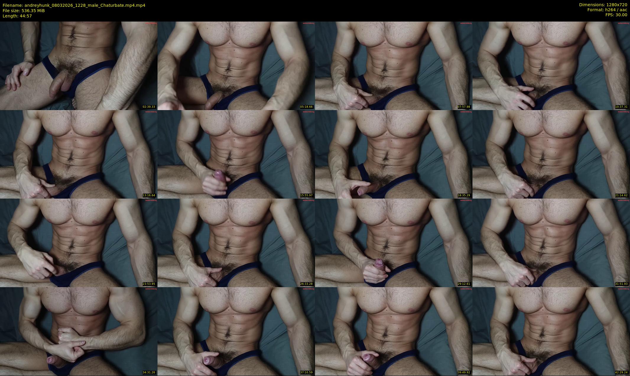 andreyhunk — 45 minute Chaturbate male cam show recording, 720p, Mar 8, 2026