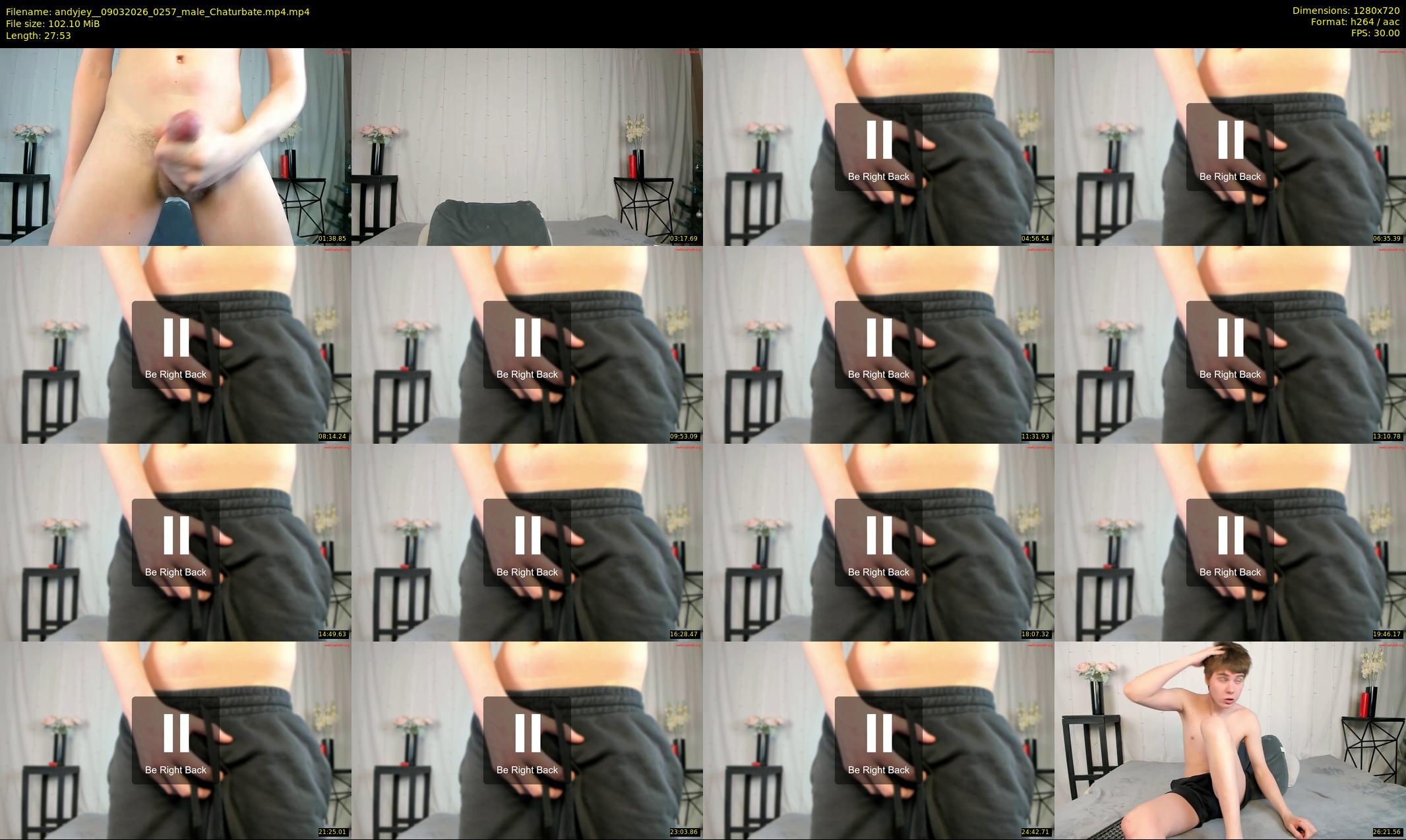 andyjey_ — 28 minute Chaturbate couple cam show recording, 720p, Mar 9, 2026