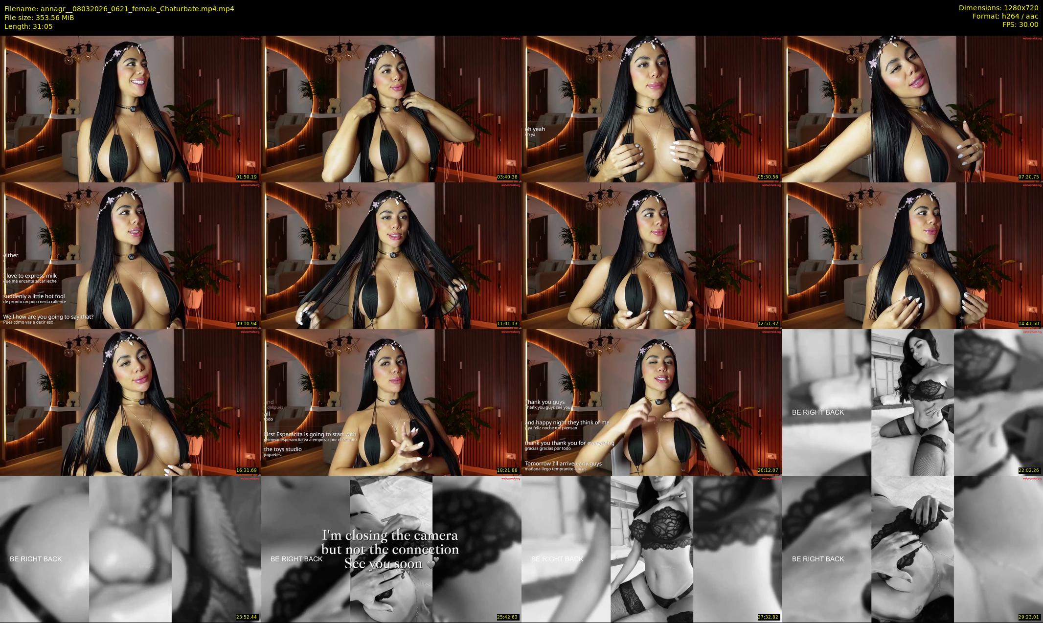 annagr_ — 32 minute Chaturbate female cam show recording, 720p, Mar 8, 2026
