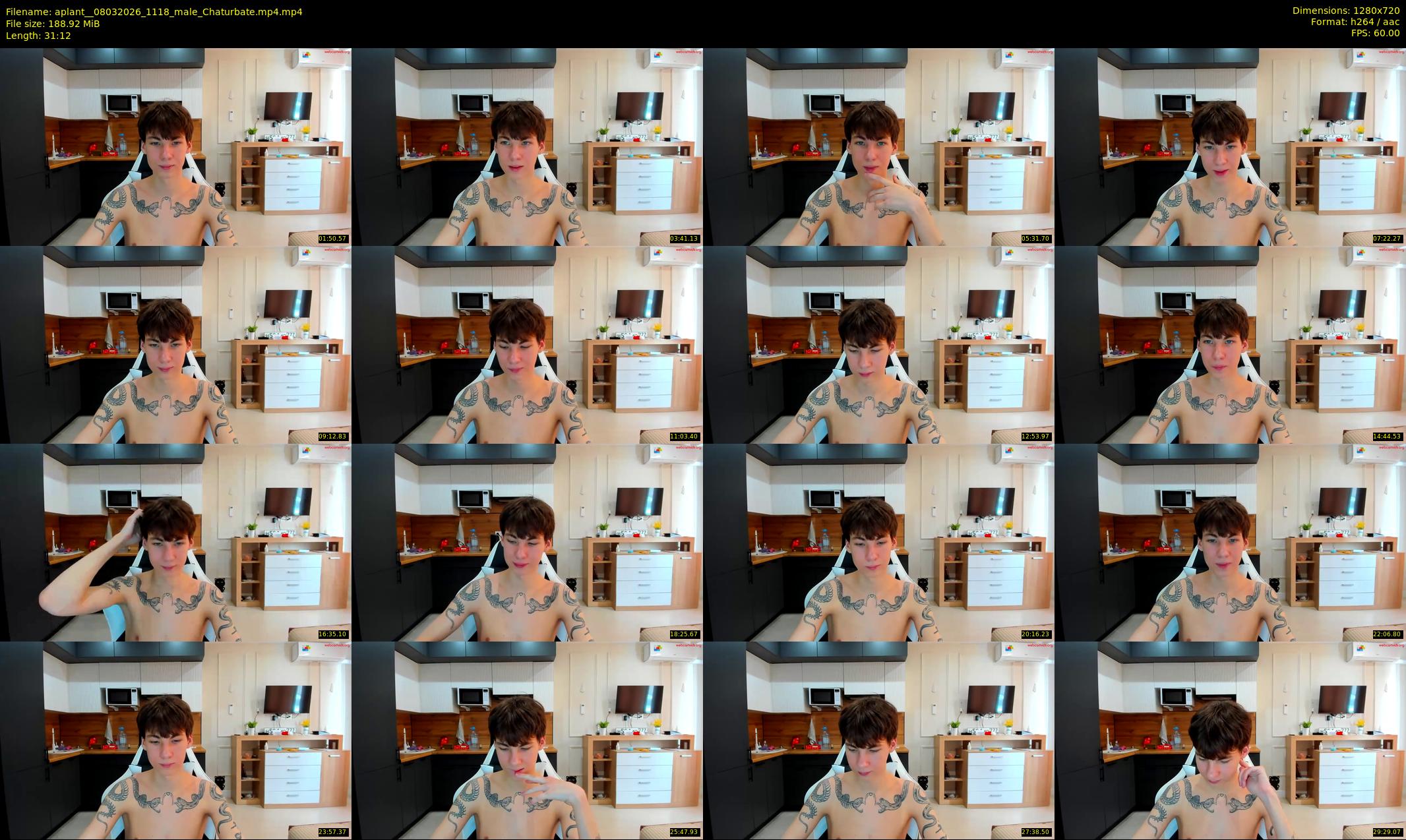 aplant_ — 32 minute Chaturbate male cam show recording, 720p, Mar 8, 2026