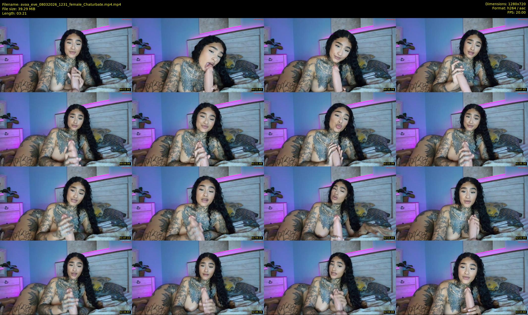 avaa_eve — 4 minute Chaturbate female cam show recording, 720p, Mar 8, 2026