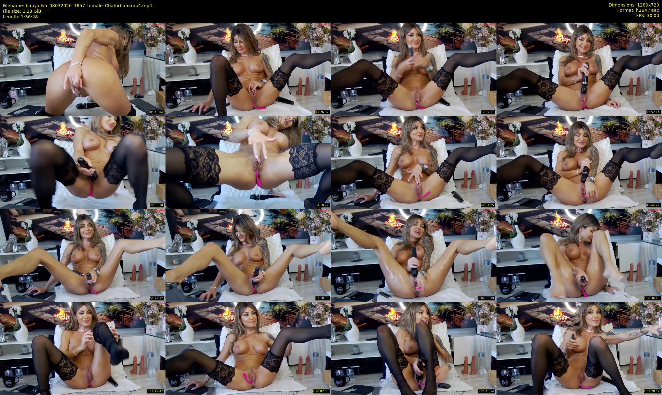 babyallya — 97 minute Chaturbate female cam show recording, 720p, Mar 8, 2026