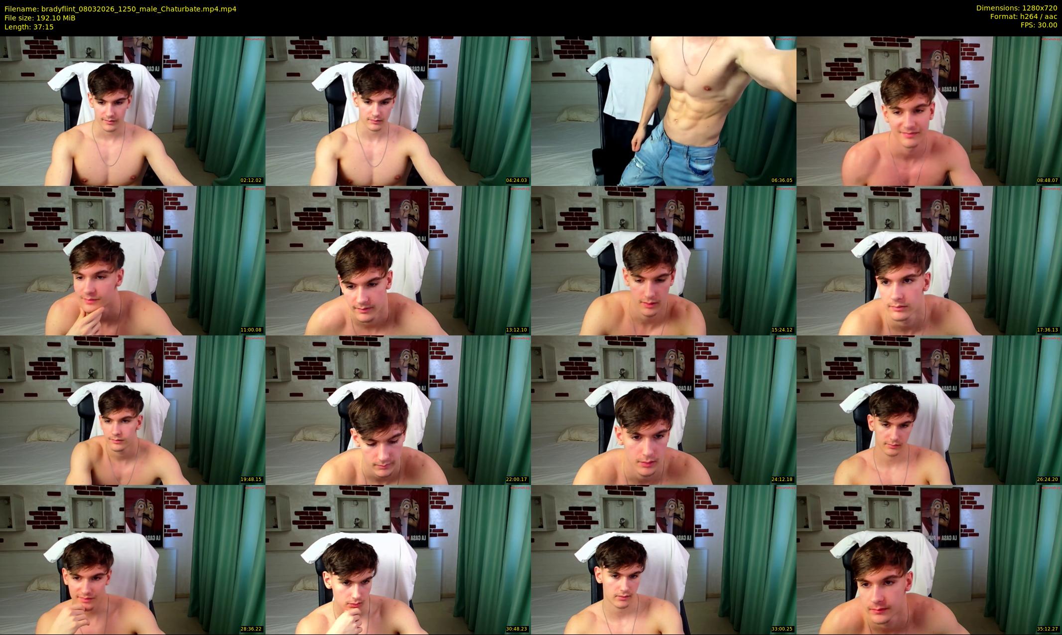 bradyflint — 38 minute Chaturbate male cam show recording, 720p, Mar 8, 2026