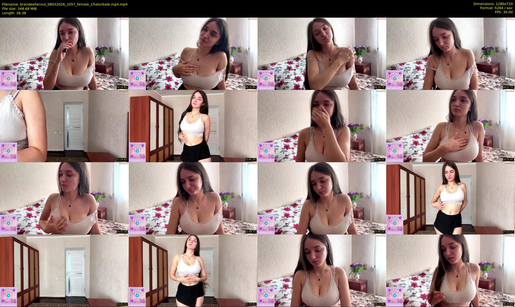brandeeherout — 39 minute Chaturbate female cam show recording, 720p, Mar 8, 2026