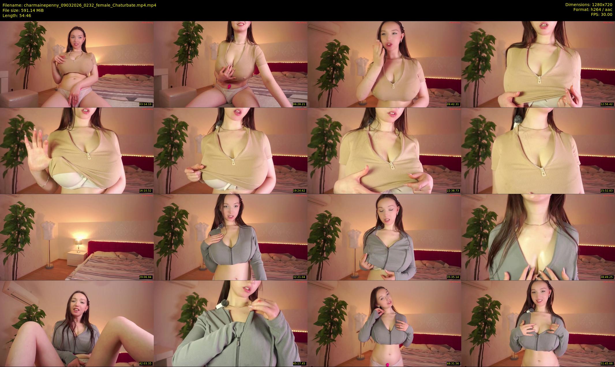 charmainepenny — 55 minute Chaturbate female cam show recording, 720p, Mar 9, 2026