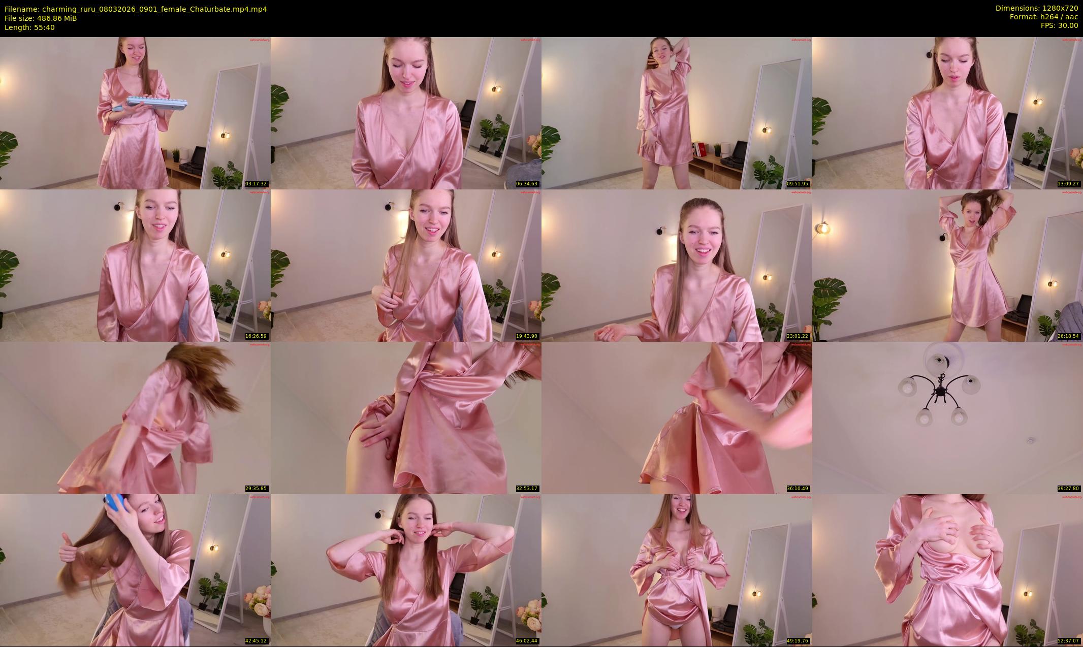 charming_ruru — 56 minute Chaturbate female cam show recording, 720p, Mar 8, 2026
