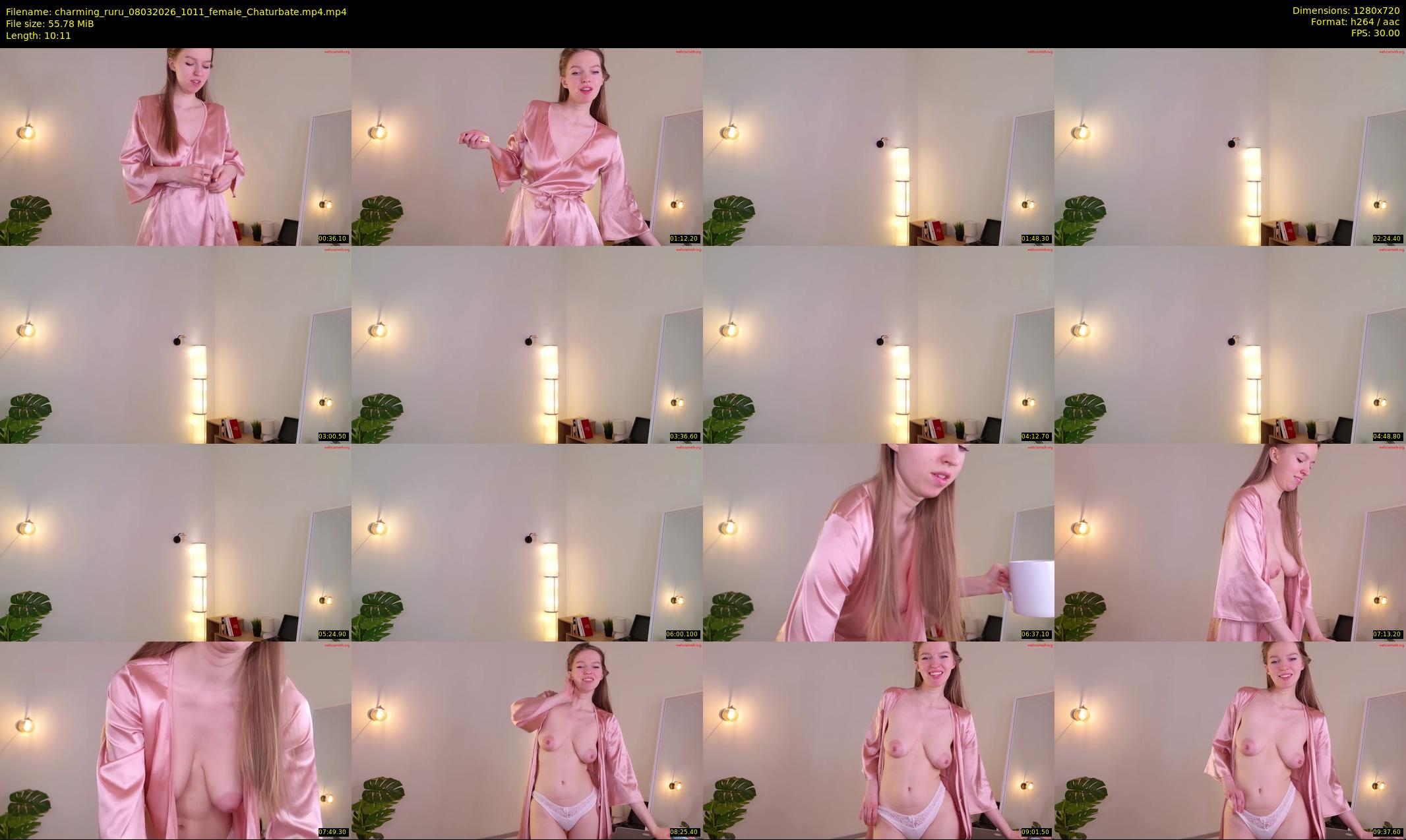 charming_ruru — 11 minute Chaturbate female cam show recording, 720p, Mar 8, 2026