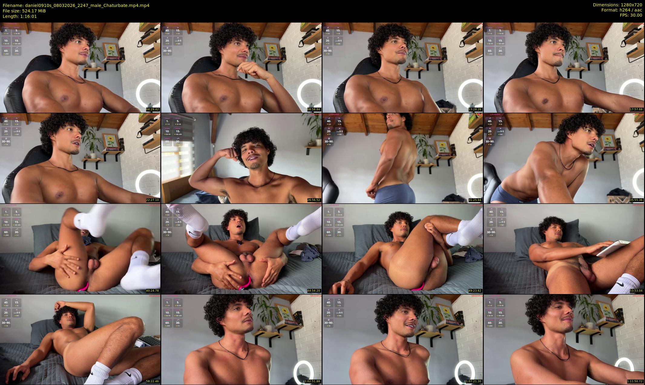 daniel0910s — 77 minute Chaturbate male cam show recording, 720p, Mar 8, 2026
