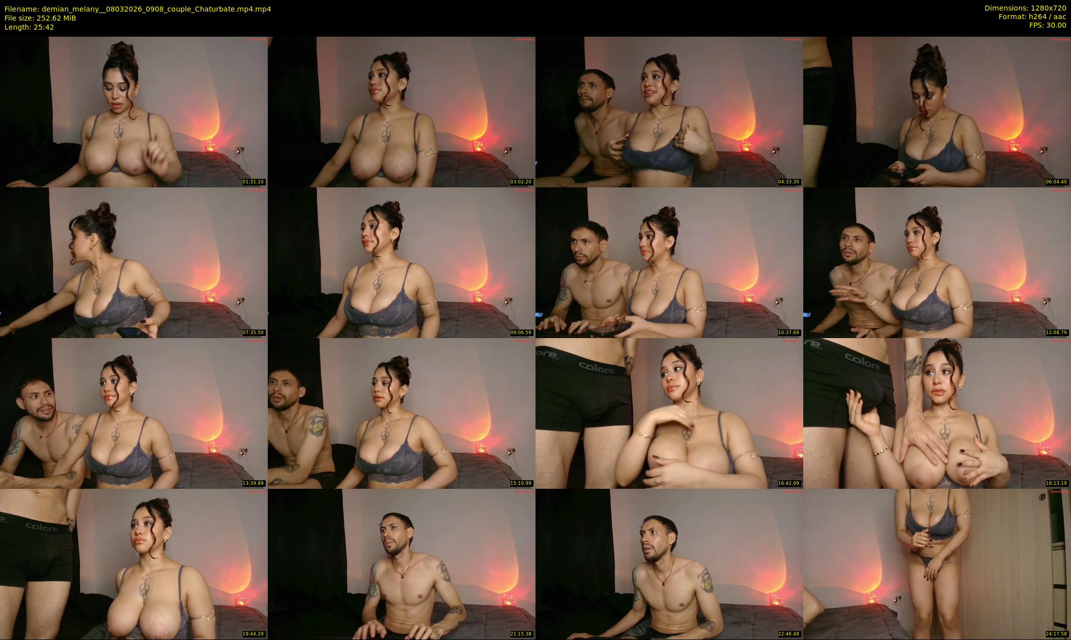 demian_melany_ — 26 minute Chaturbate couple cam show recording, 720p, Mar 8, 2026