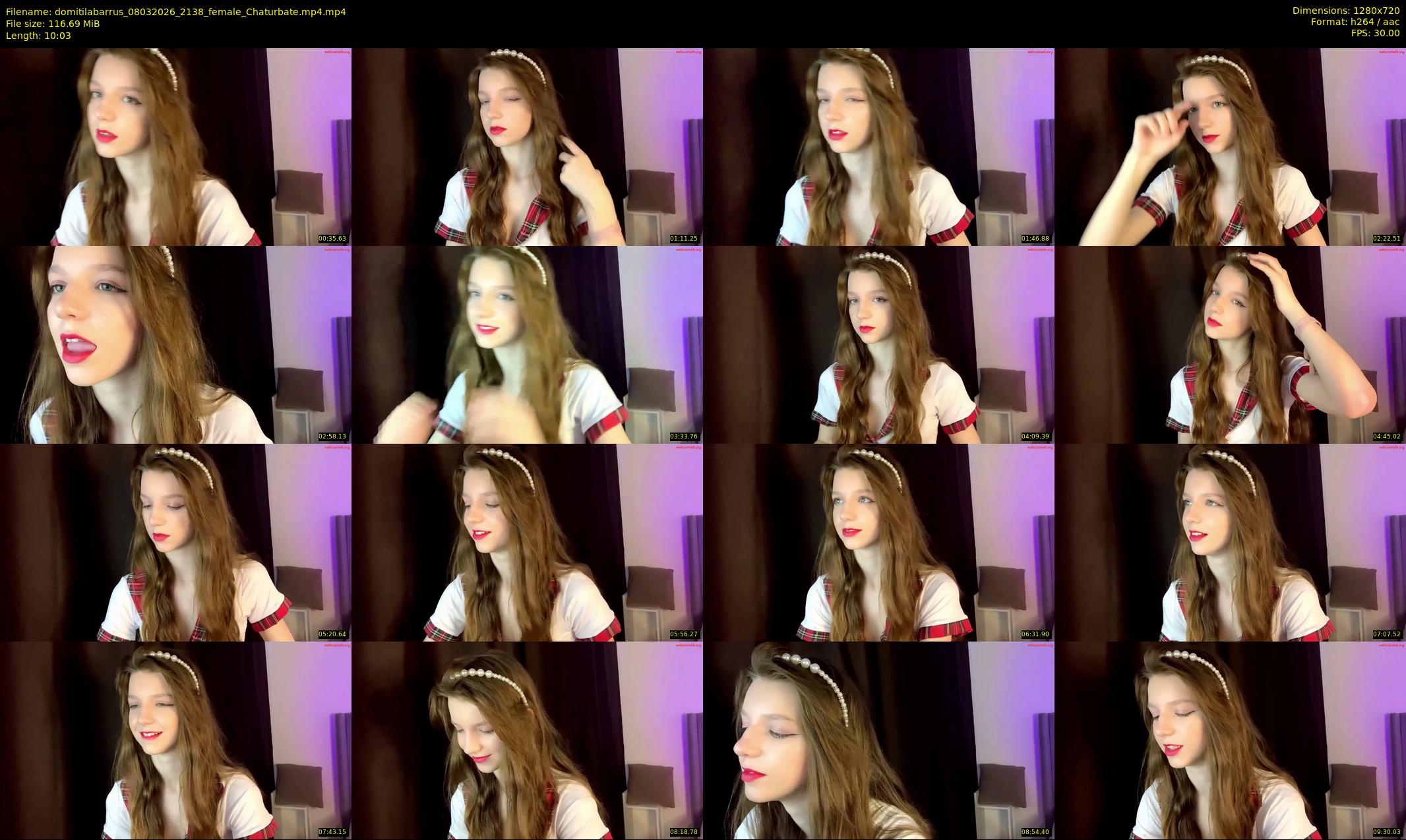 domitilabarrus — 11 minute Chaturbate female cam show recording, 720p, Mar 8, 2026