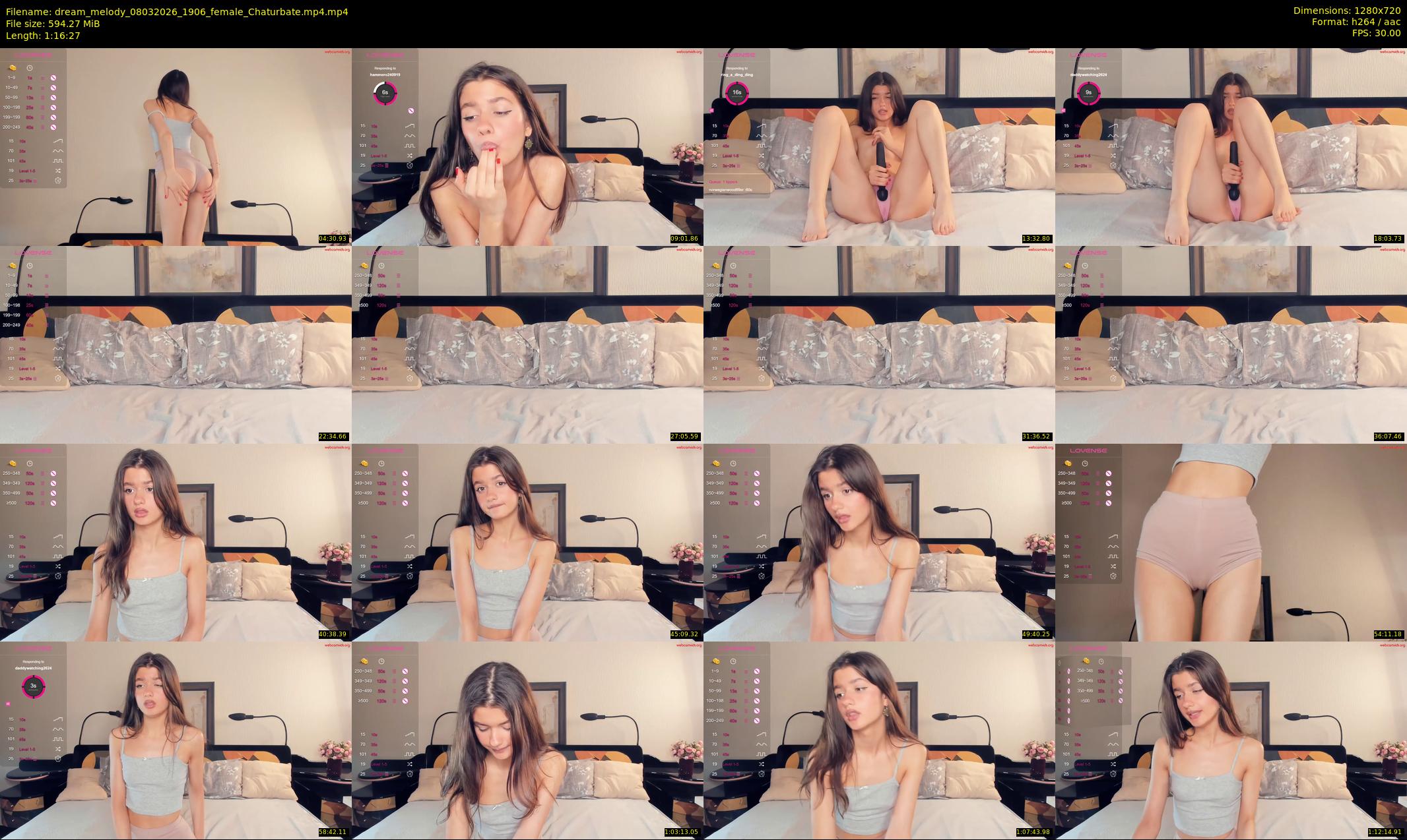 dream_melody — 77 minute Chaturbate female cam show recording, 720p, Mar 8, 2026