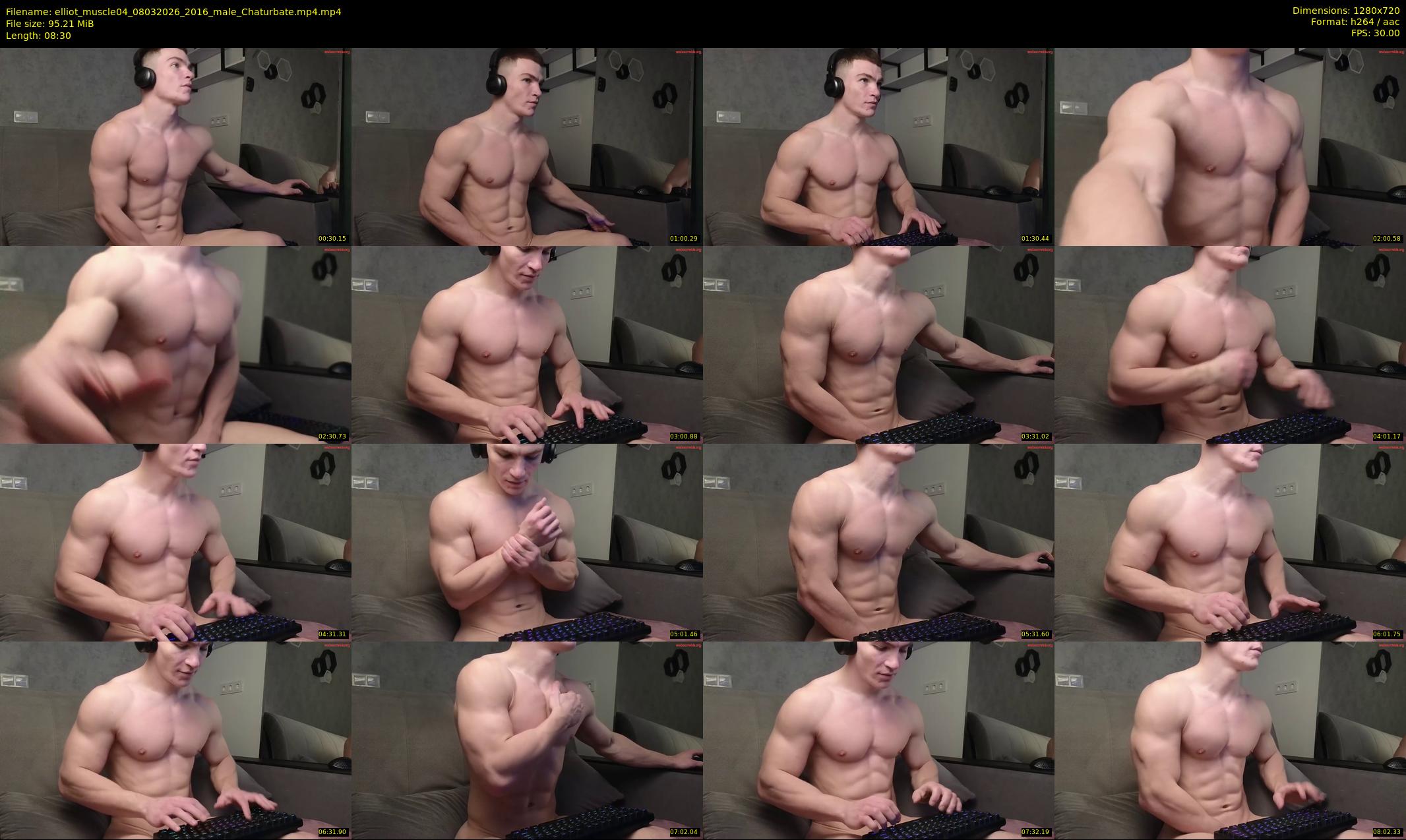 elliot_muscle04 — 9 minute Chaturbate male cam show recording, 720p, Mar 8, 2026