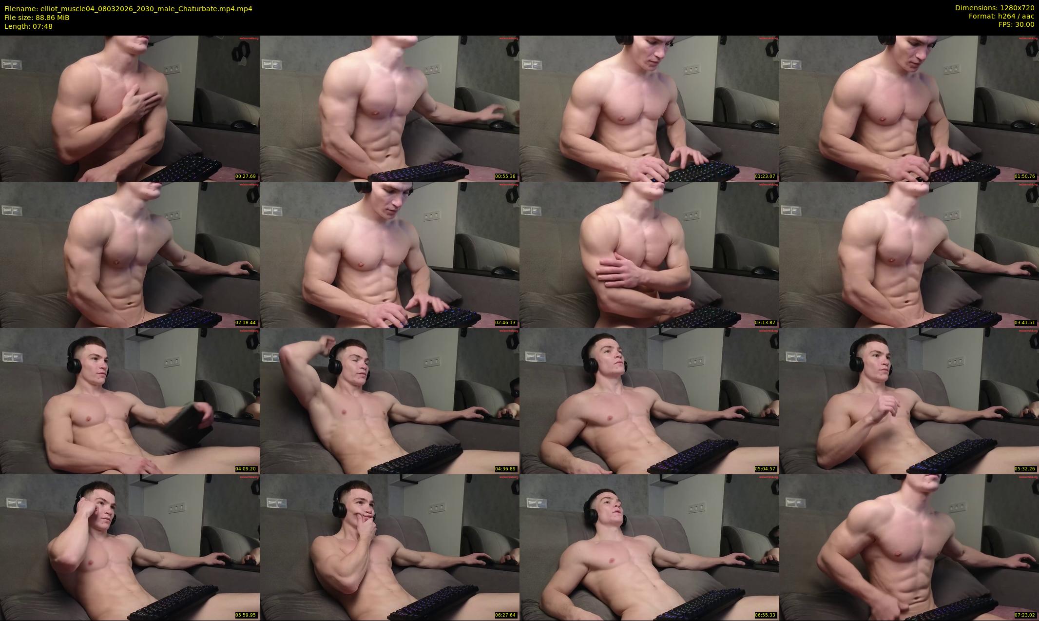elliot_muscle04 — 8 minute Chaturbate male cam show recording, 720p, Mar 8, 2026