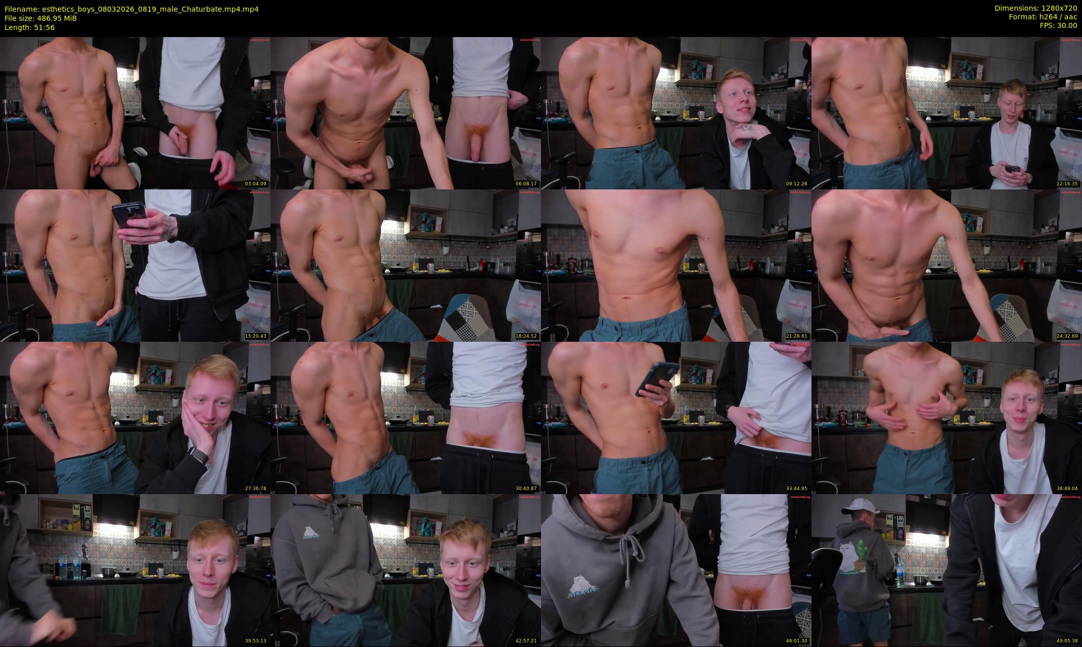 esthetics_boys — 52 minute Chaturbate male cam show recording, 720p, Mar 8, 2026