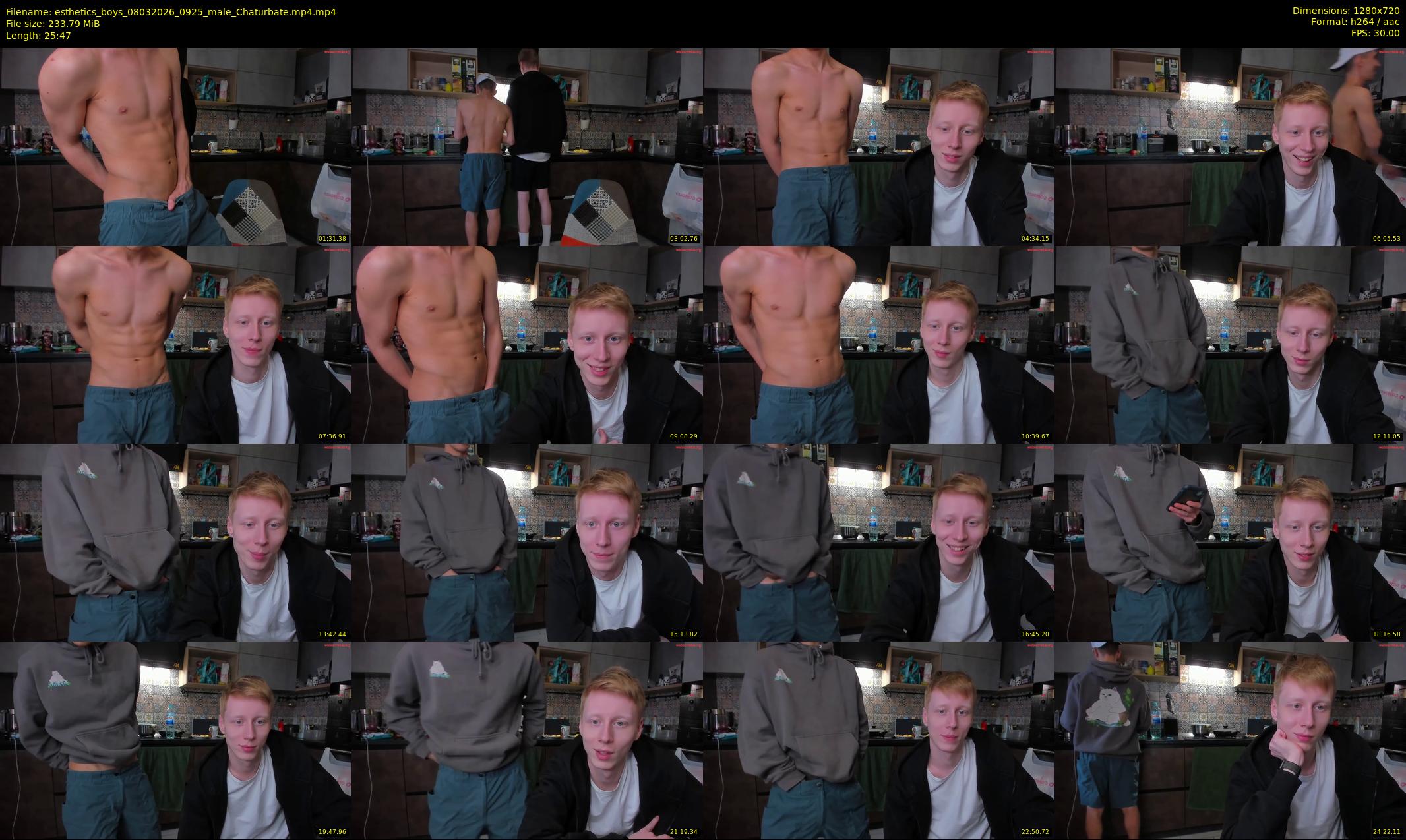 esthetics_boys — 26 minute Chaturbate male cam show recording, 720p, Mar 8, 2026