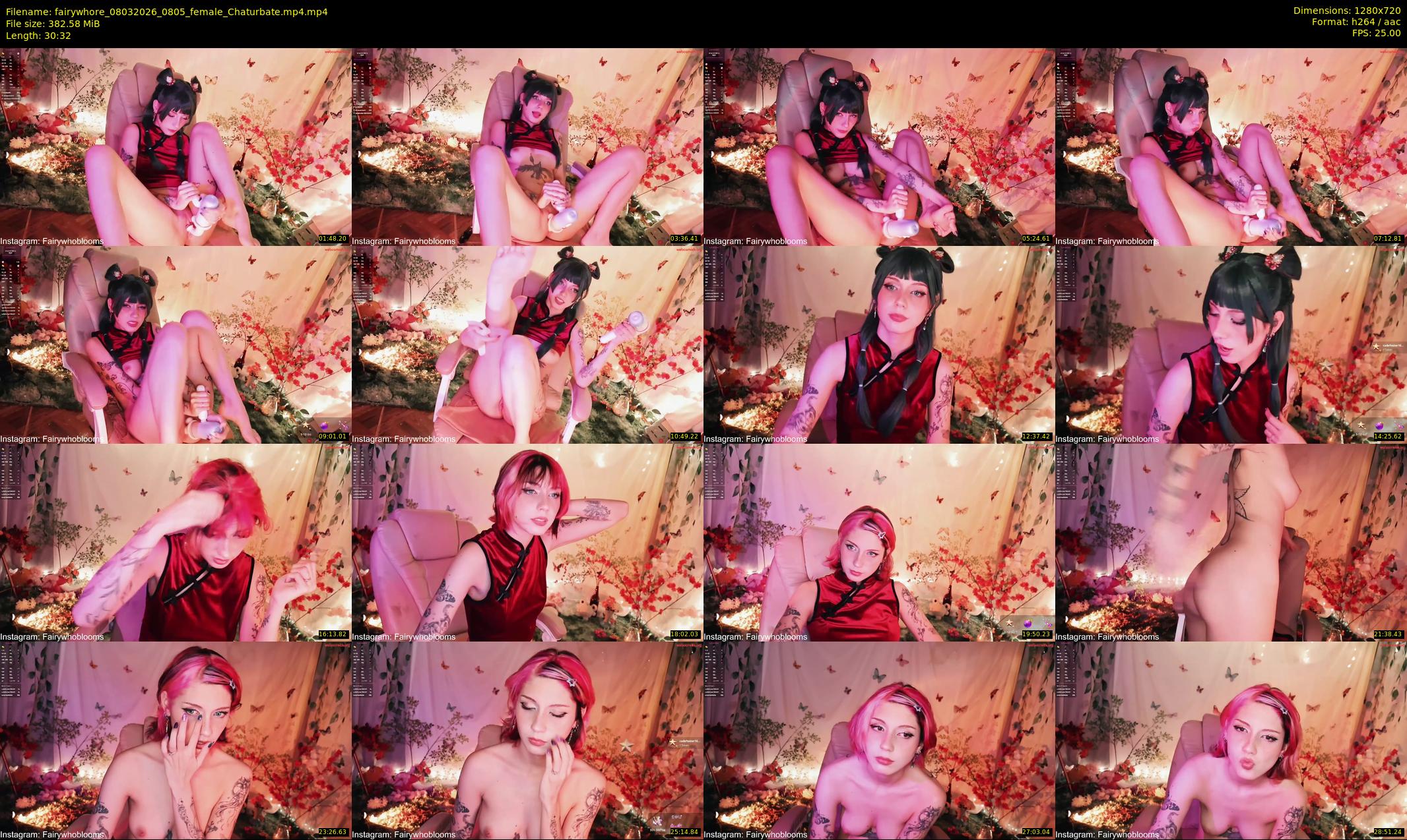 fairywhore — 31 minute Chaturbate female cam show recording, 720p, Mar 8, 2026