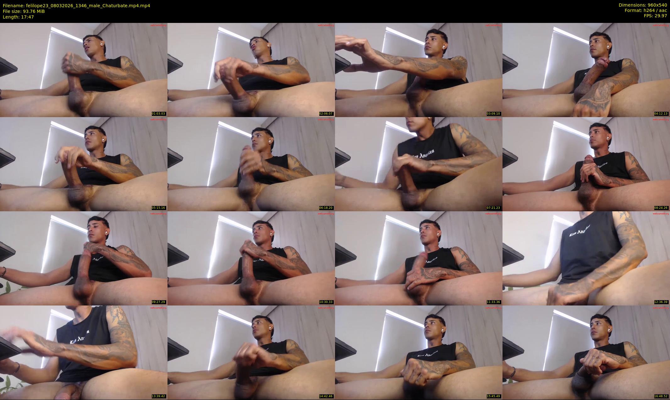 felilope23 — 18 minute Chaturbate male cam show recording, 480p, Mar 8, 2026