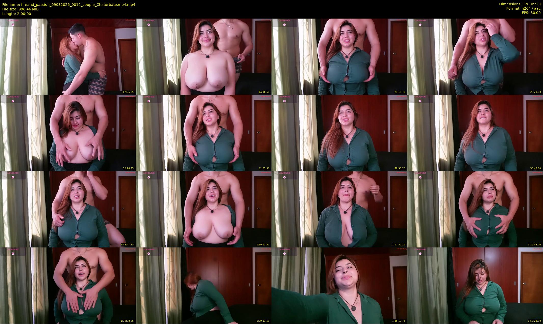 fireand_passion — 120 minute Chaturbate couple cam show recording, 720p, Mar 9, 2026