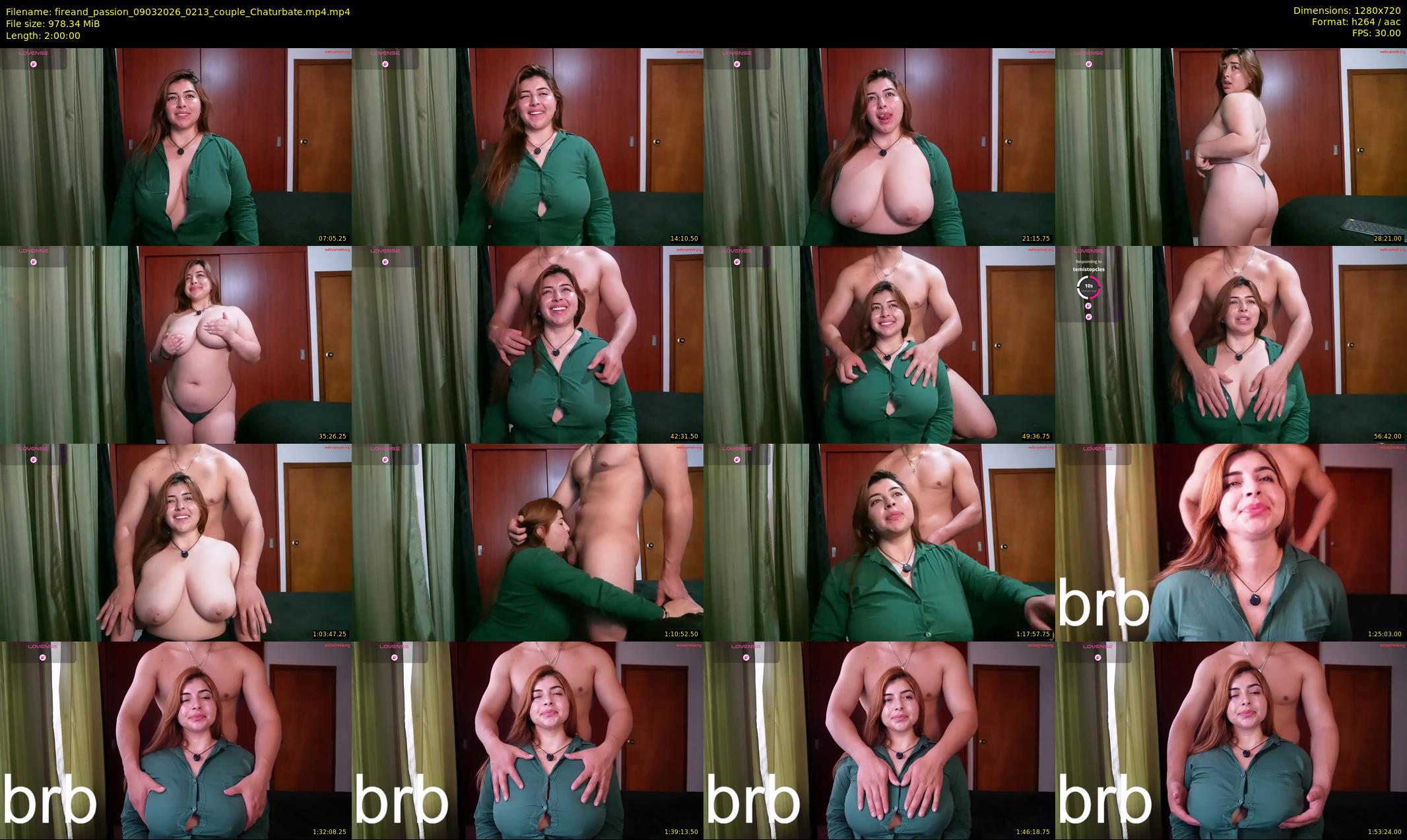 fireand_passion — 120 minute Chaturbate couple cam show recording, 720p, Mar 9, 2026