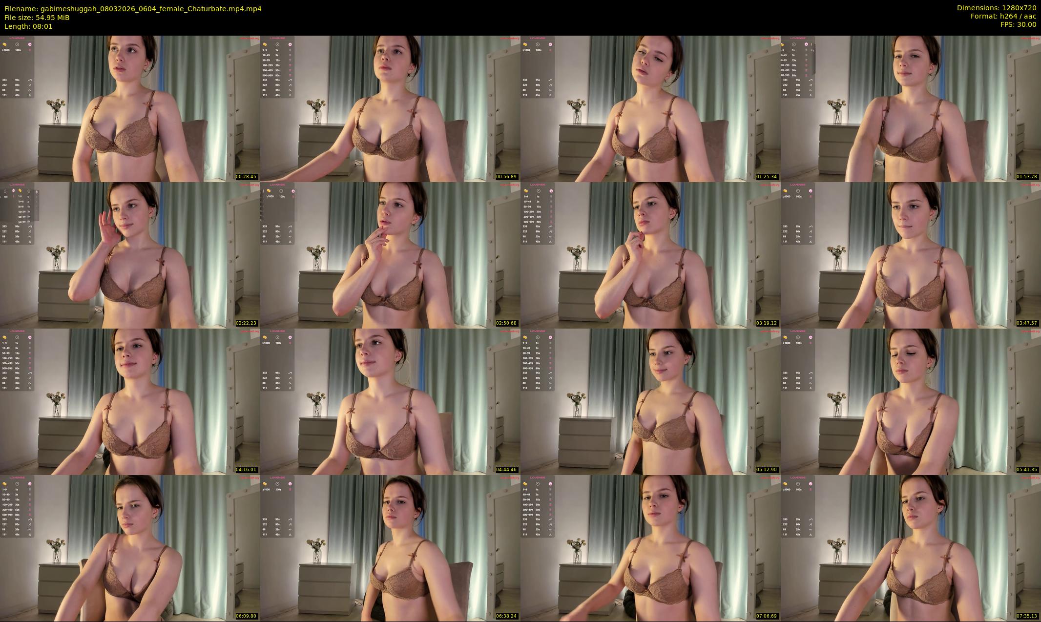 gabimeshuggah — 9 minute Chaturbate female cam show recording, 720p, Mar 8, 2026