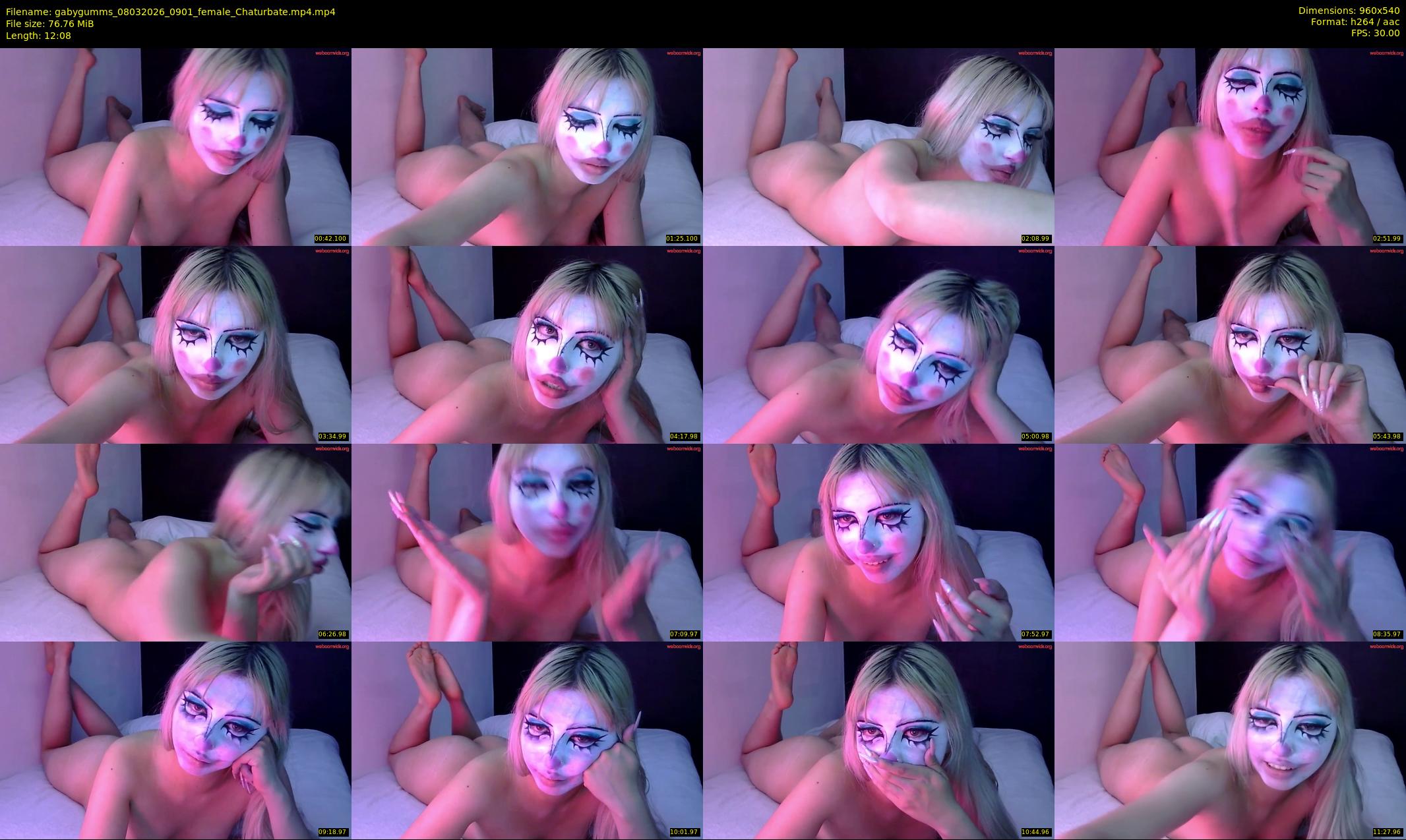 gabygumms — 13 minute Chaturbate female cam show recording, 480p, Mar 8, 2026