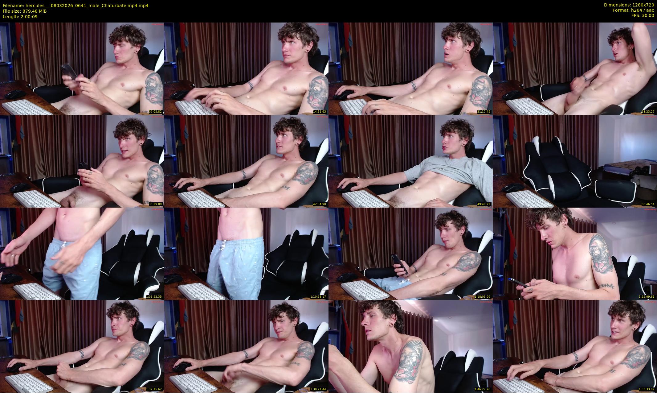 hercules__ — 121 minute Chaturbate male cam show recording, 720p, Mar 8, 2026