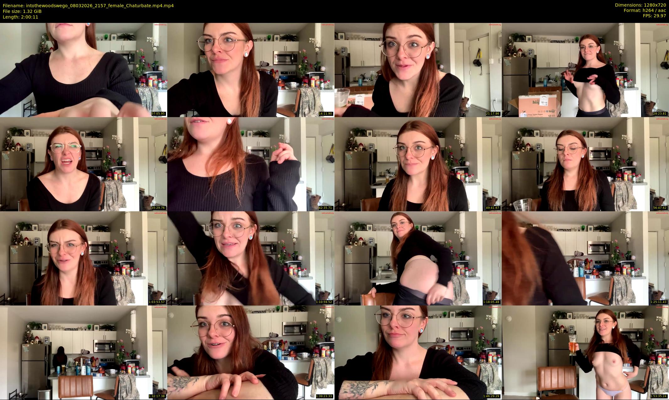 intothewoodswego — 121 minute Chaturbate female cam show recording, 720p, Mar 8, 2026