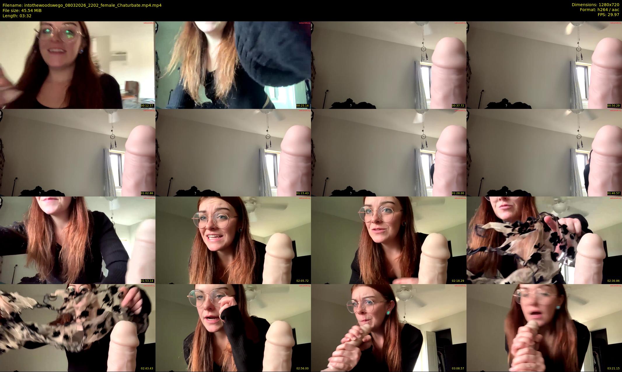 intothewoodswego — 4 minute Chaturbate female cam show recording, 720p, Mar 8, 2026