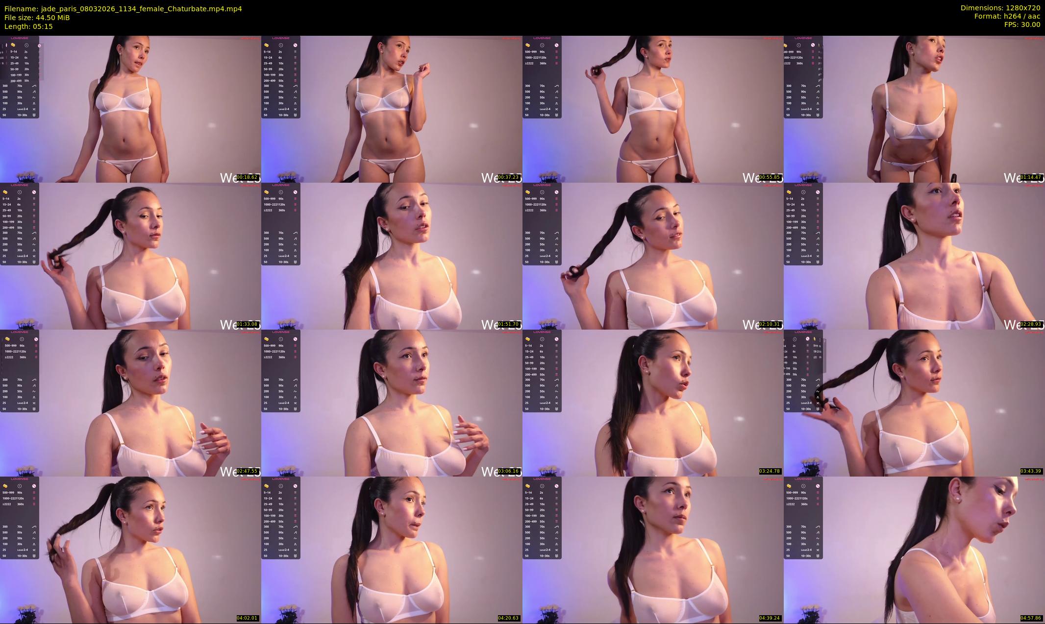 jade_paris — 6 minute Chaturbate female cam show recording, 720p, Mar 8, 2026