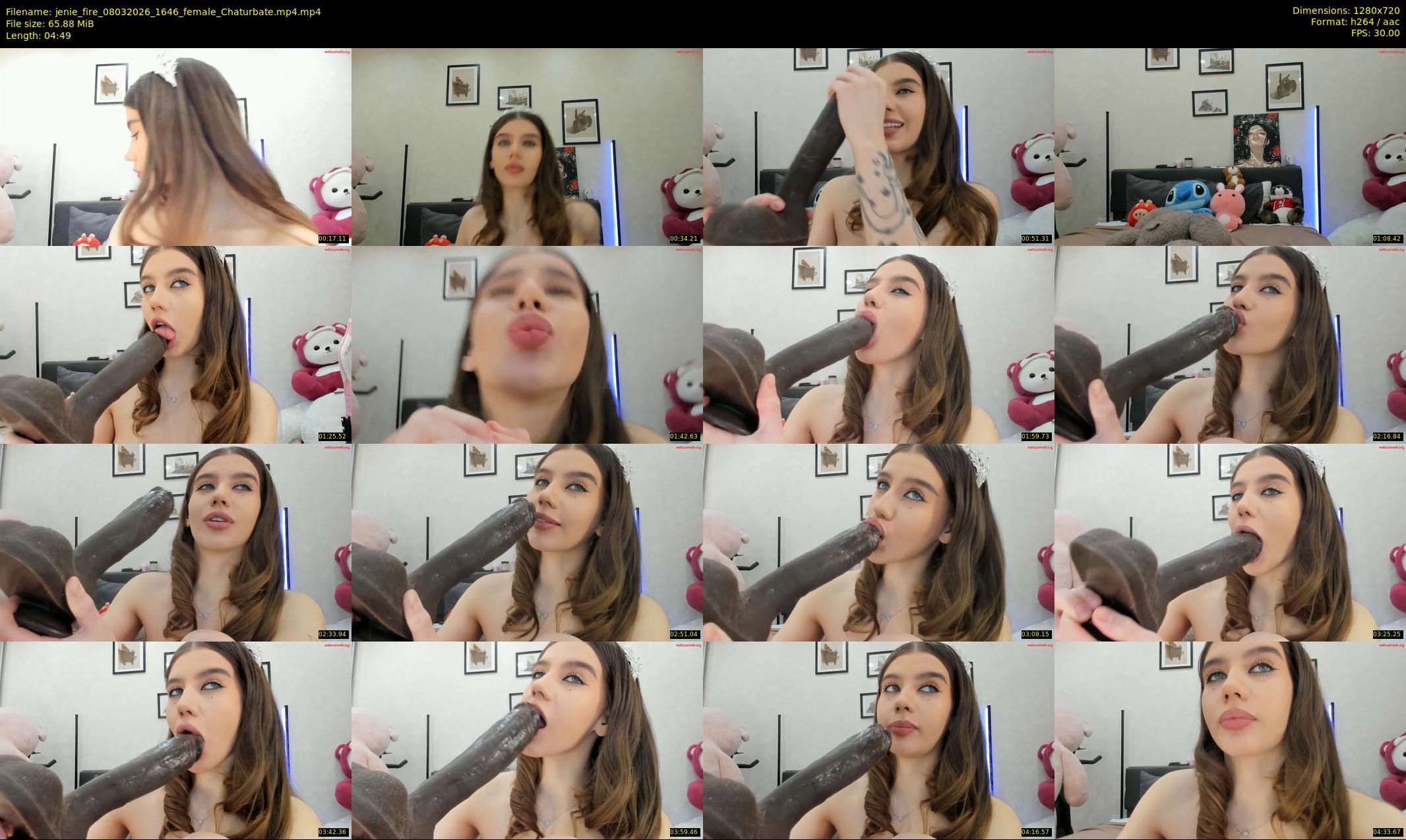 jenie_fire — 5 minute Chaturbate female cam show recording, 720p, Mar 8, 2026