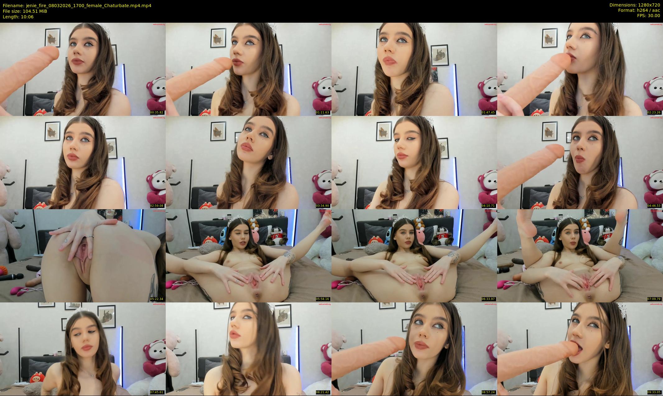 jenie_fire — 11 minute Chaturbate female cam show recording, 720p, Mar 8, 2026