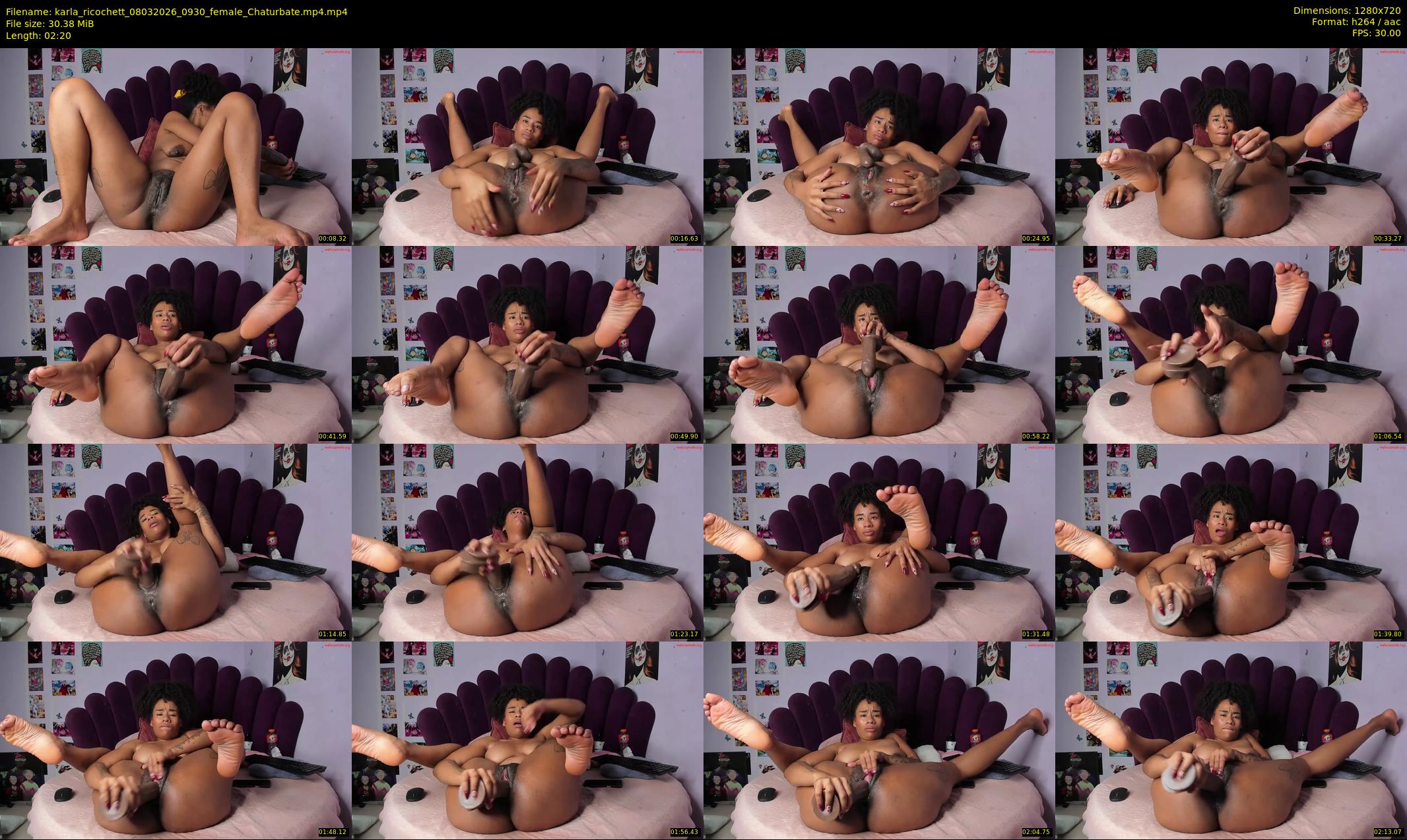 karla_ricochett — 3 minute Chaturbate female cam show recording, 720p, Mar 8, 2026