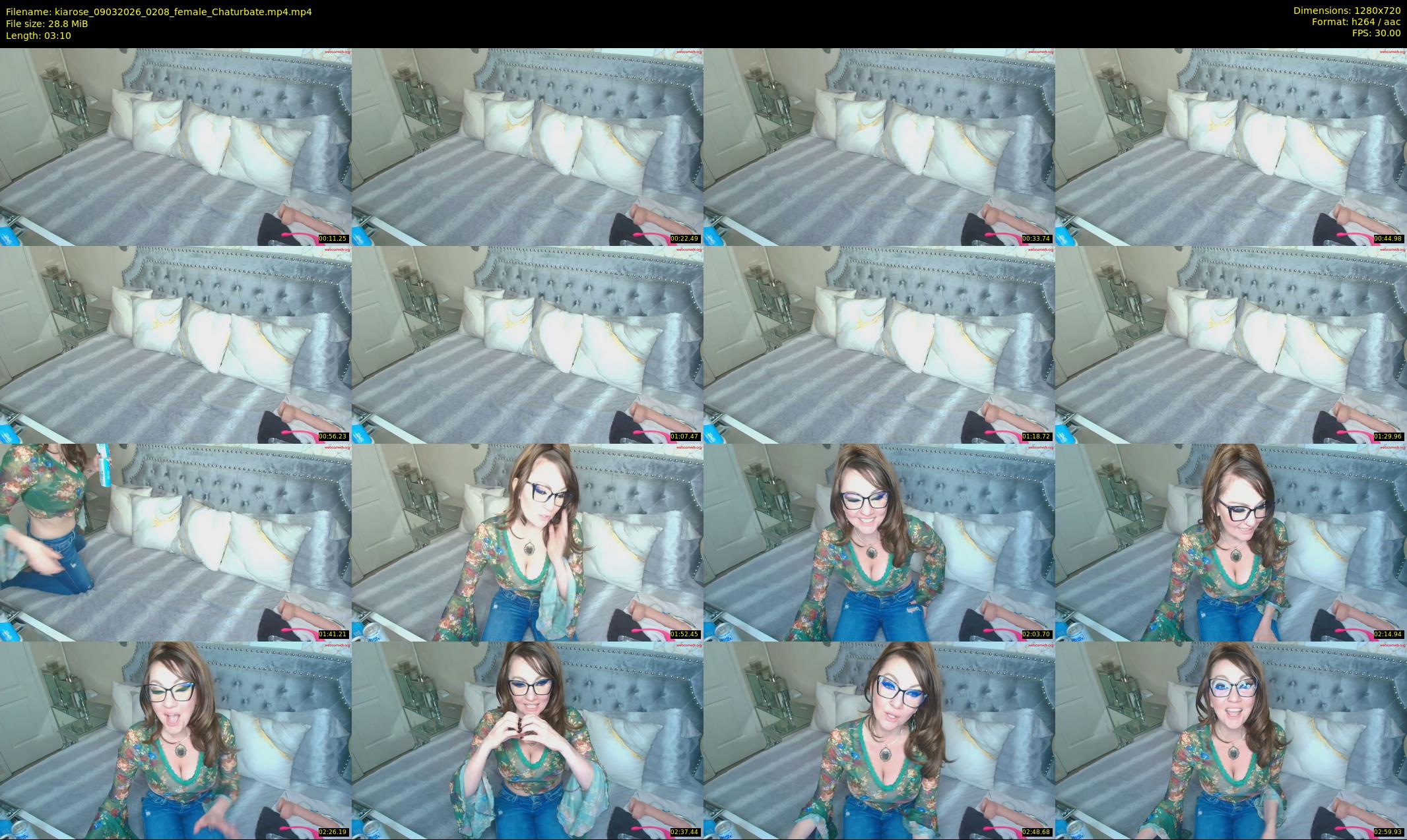 kiarose — 4 minute Chaturbate female cam show recording, 720p, Mar 9, 2026