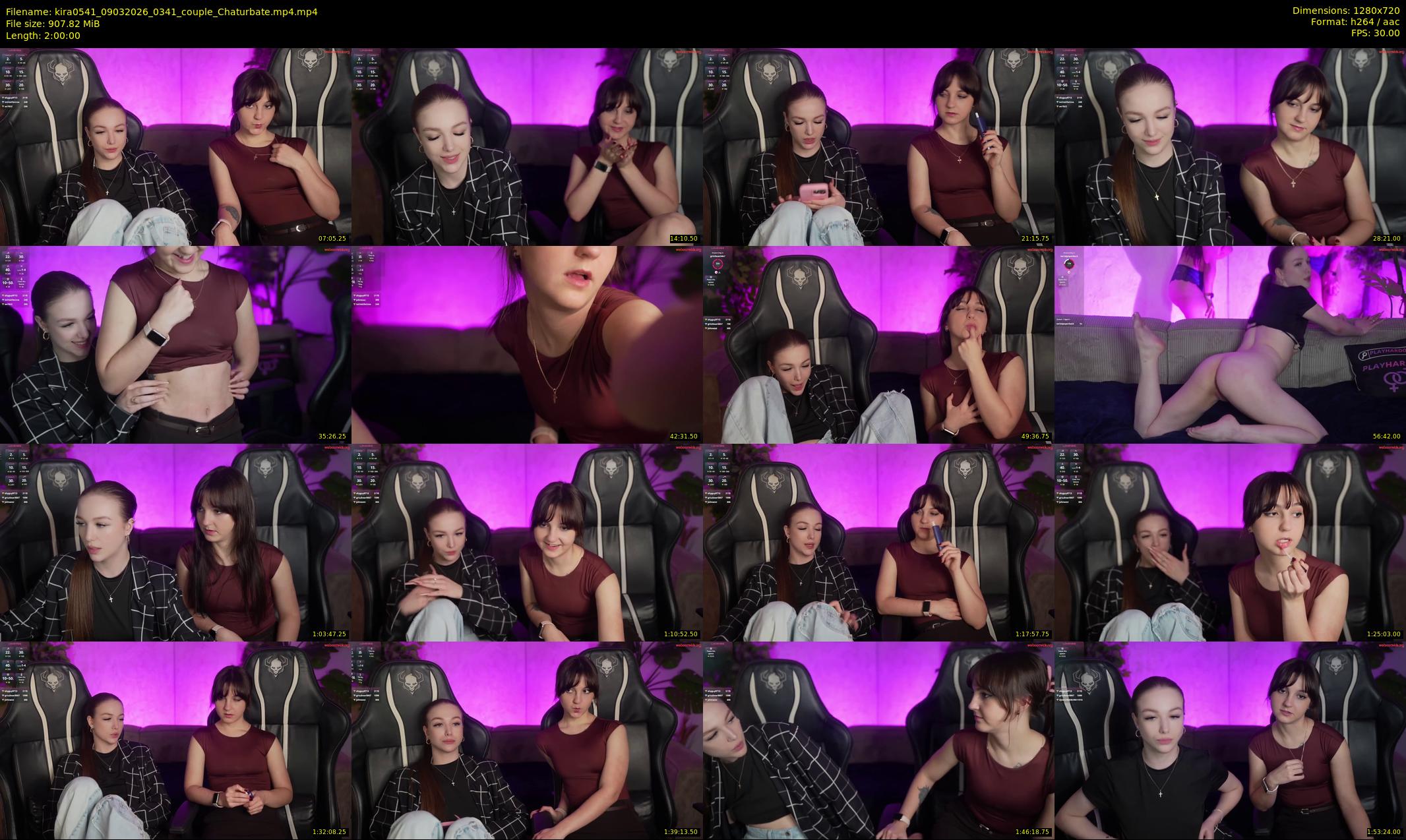 kira0541 — 120 minute Chaturbate couple cam show recording, 720p, Mar 9, 2026