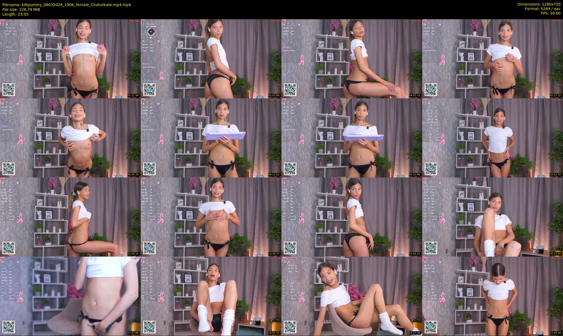 kittyummy — 24 minute Chaturbate female cam show recording, 720p, Mar 8, 2026
