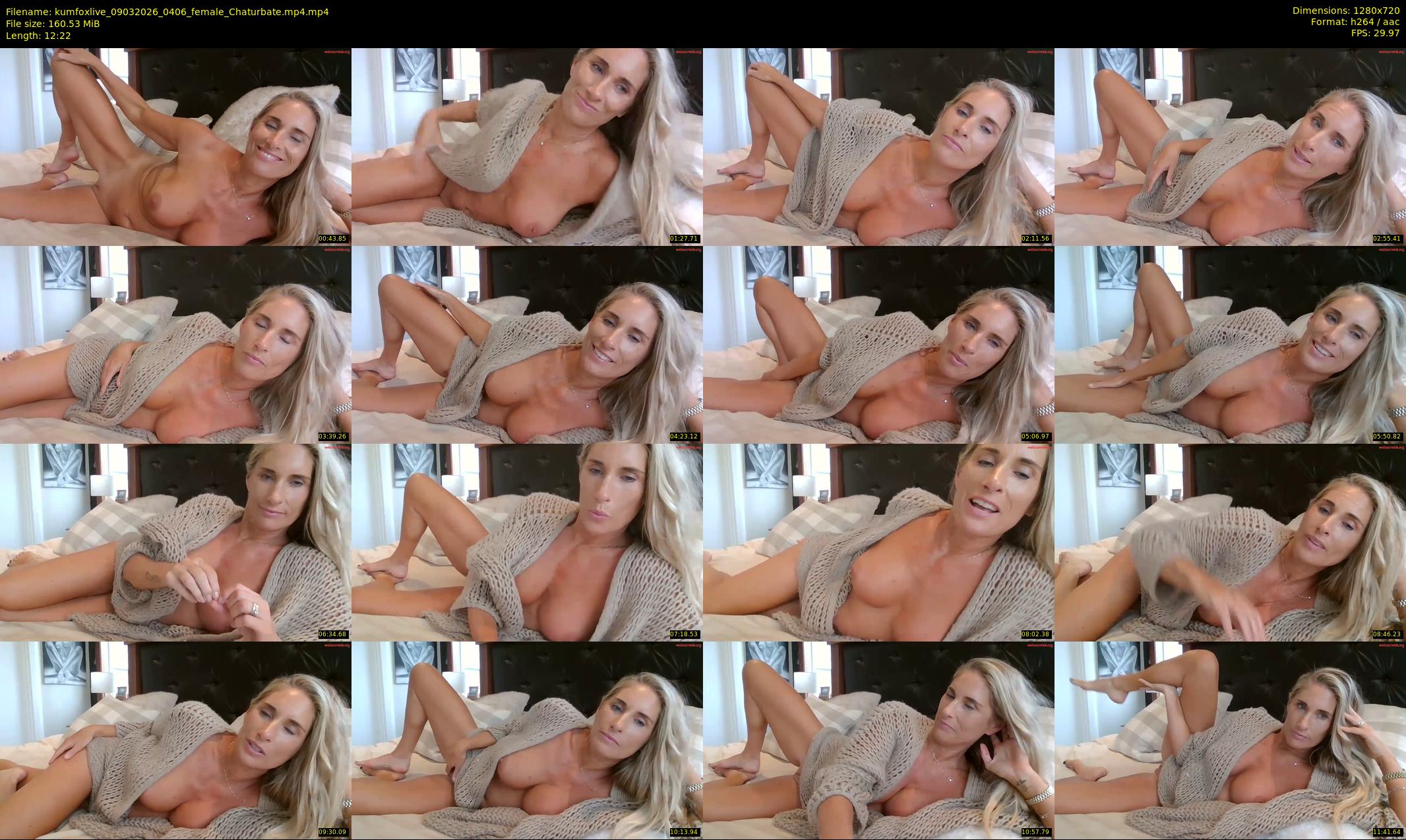 kumfoxlive — 13 minute Chaturbate couple cam show recording, 720p, Mar 9, 2026