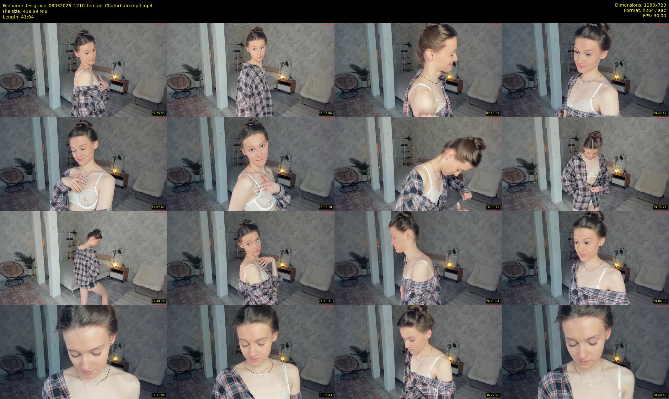 lesigrace — 42 minute Chaturbate female cam show recording, 720p, Mar 8, 2026