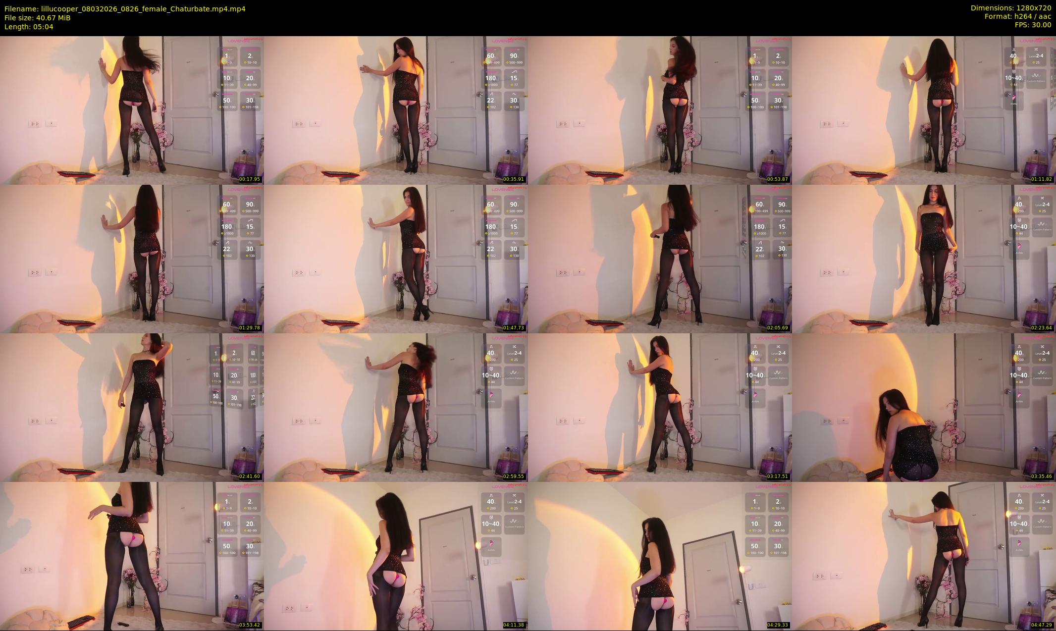 lillucooper — 6 minute Chaturbate female cam show recording, 720p, Mar 8, 2026