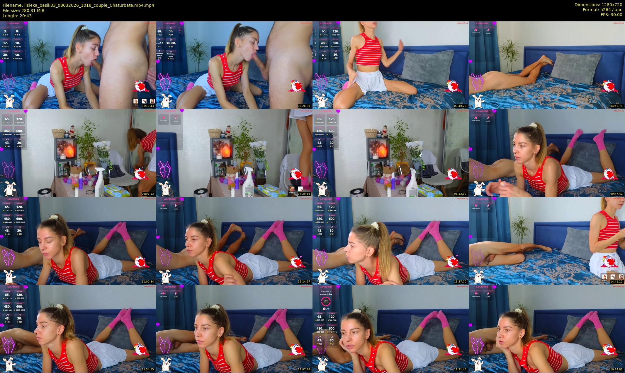 lisi4ka_basik33 — 21 minute Chaturbate couple cam show recording, 720p, Mar 8, 2026