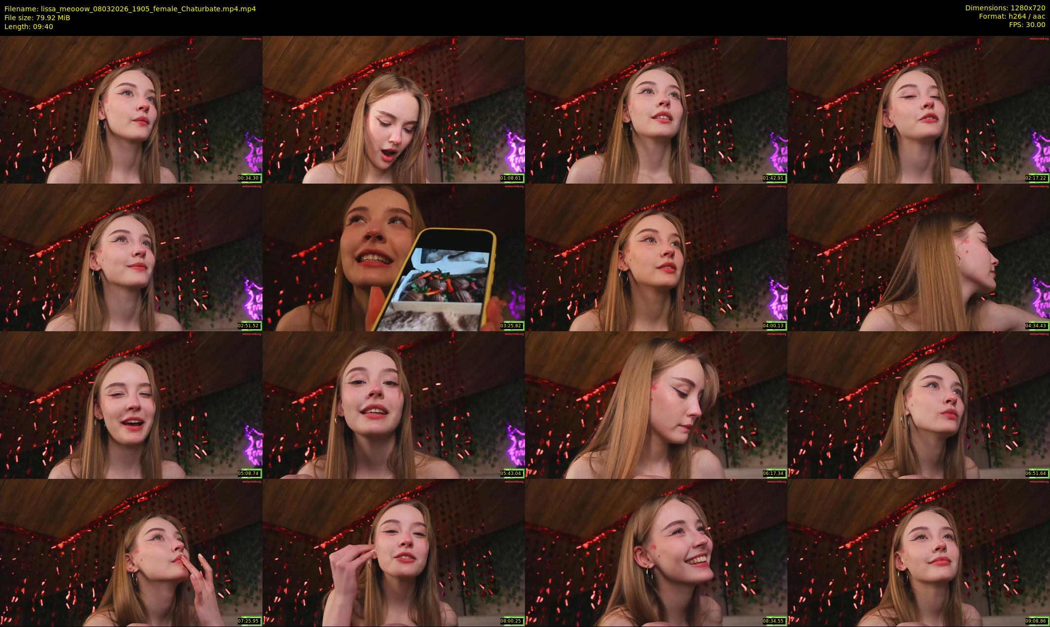lissa_meooow — 10 minute Chaturbate female cam show recording, 720p, Mar 8, 2026