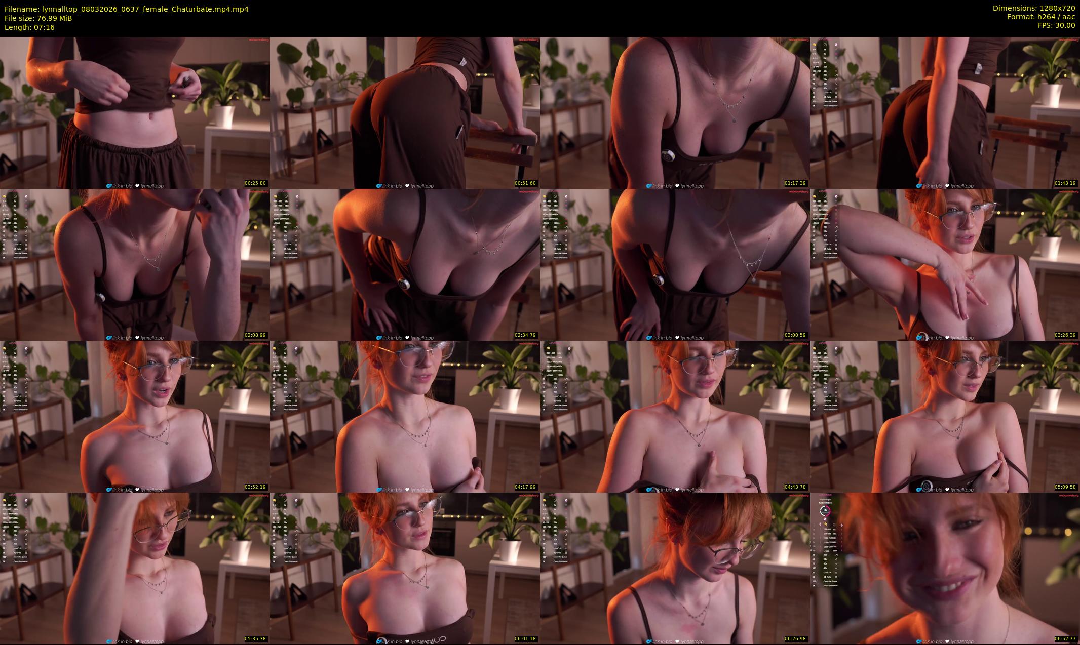 lynnalltop — 8 minute Chaturbate female cam show recording, 720p, Mar 8, 2026