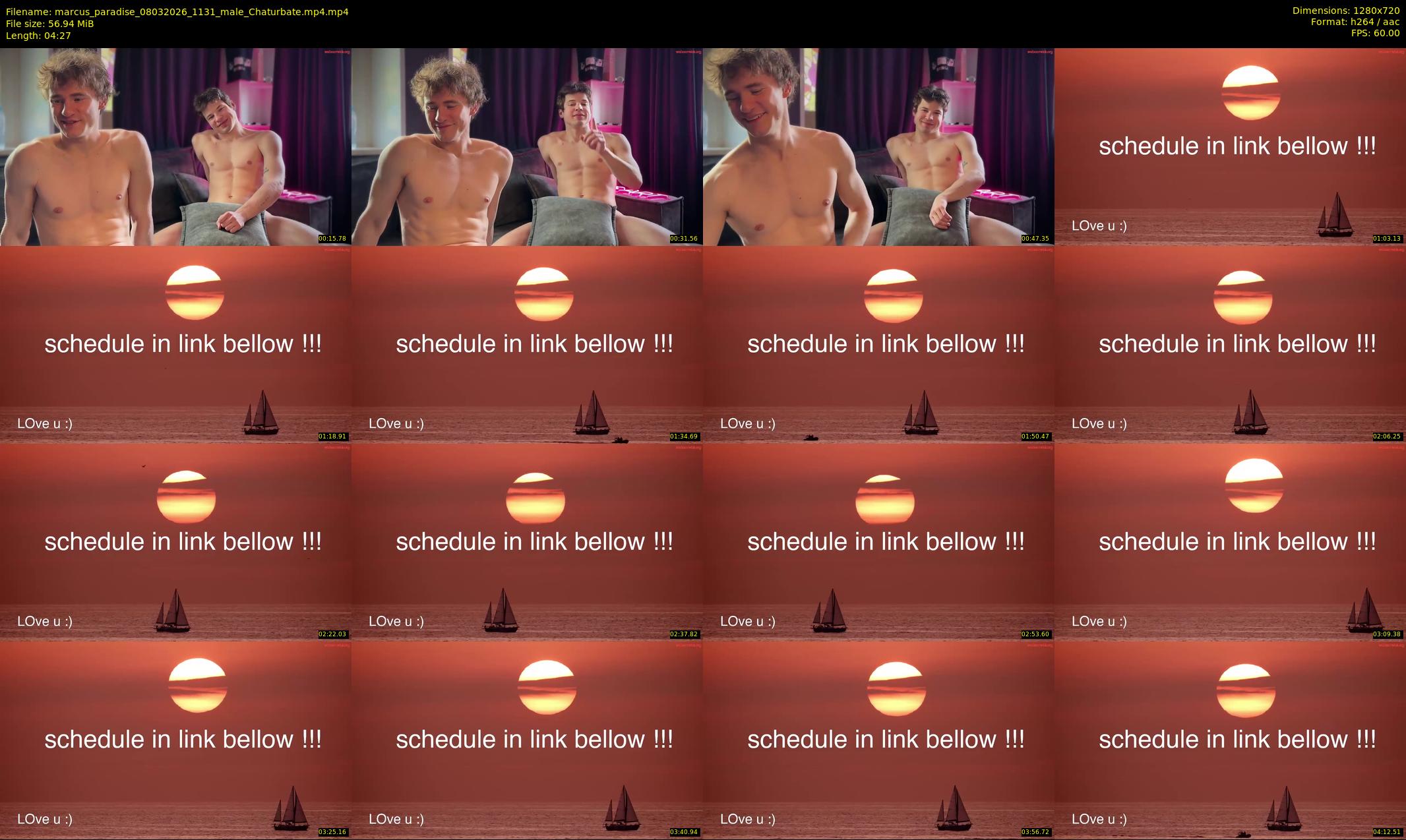 marcus_paradise — 5 minute Chaturbate male cam show recording, 720p, Mar 8, 2026