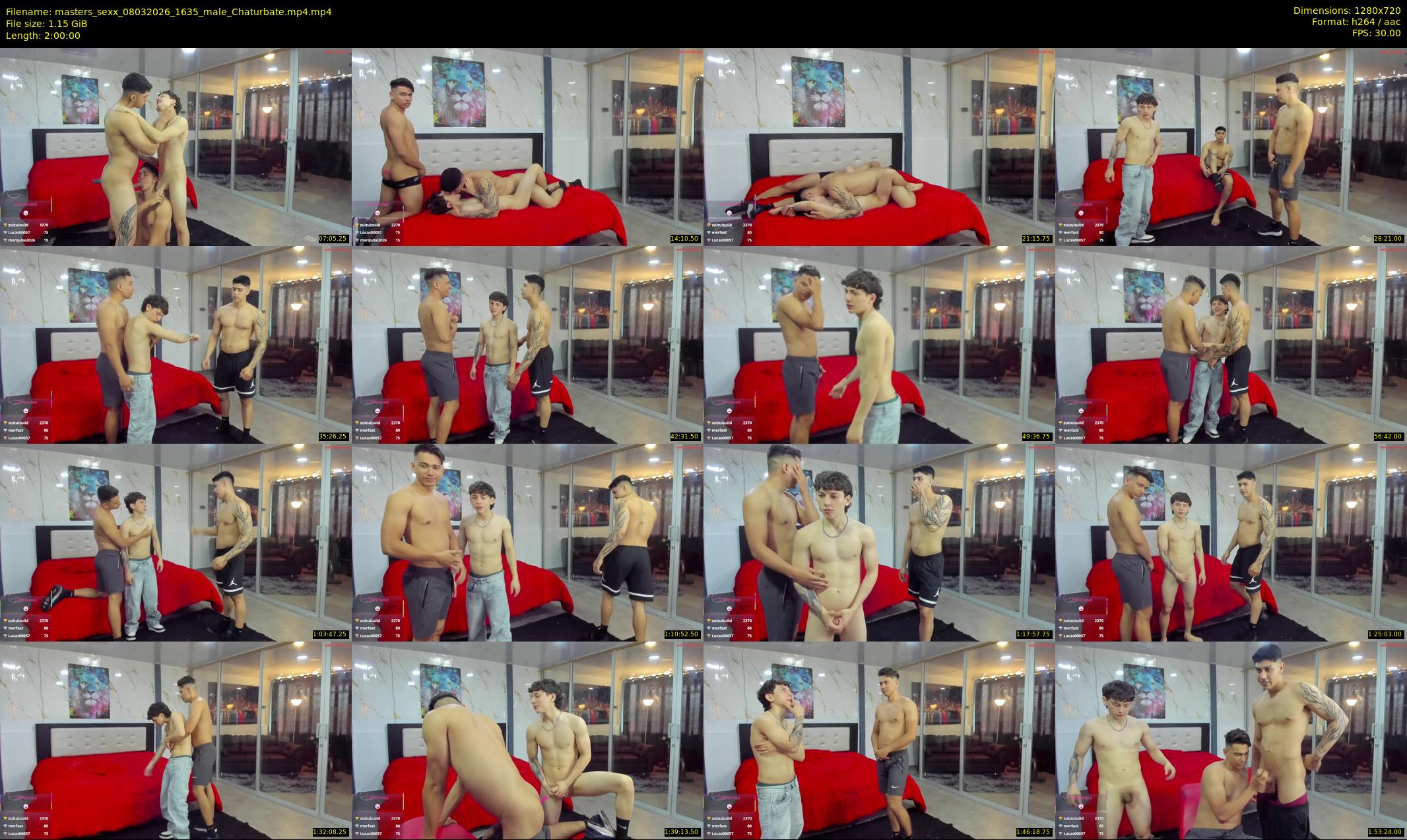 masters_sexx — 120 minute Chaturbate male cam show recording, 720p, Mar 8, 2026