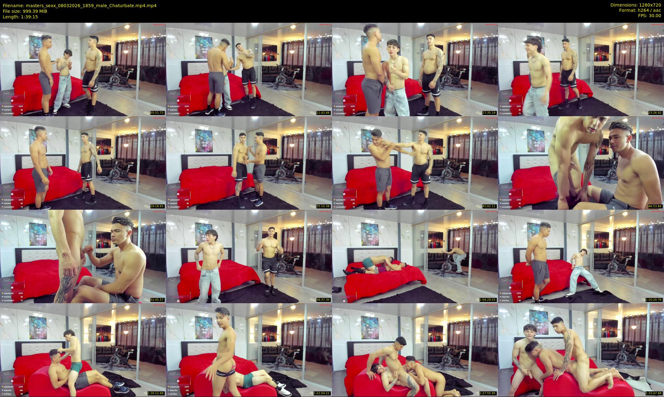 masters_sexx — 100 minute Chaturbate male cam show recording, 720p, Mar 8, 2026