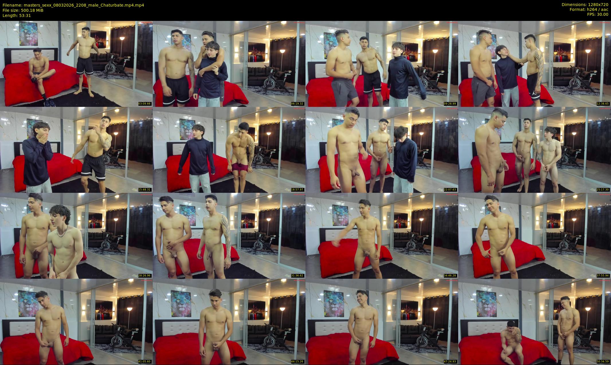masters_sexx — 54 minute Chaturbate male cam show recording, 720p, Mar 8, 2026