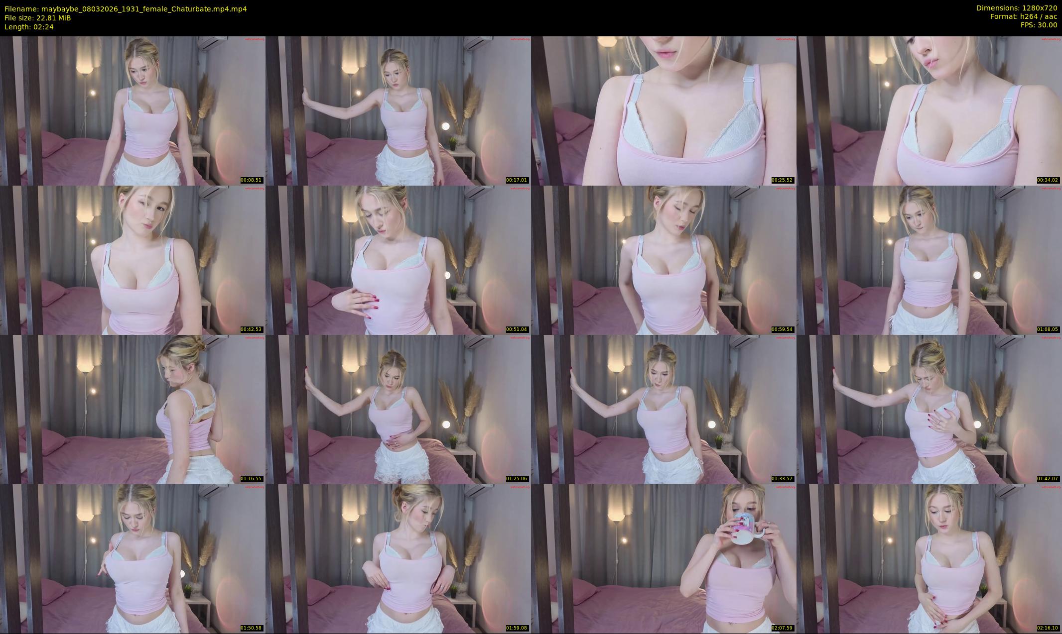 maybaybe — 3 minute Chaturbate female cam show recording, 720p, Mar 8, 2026