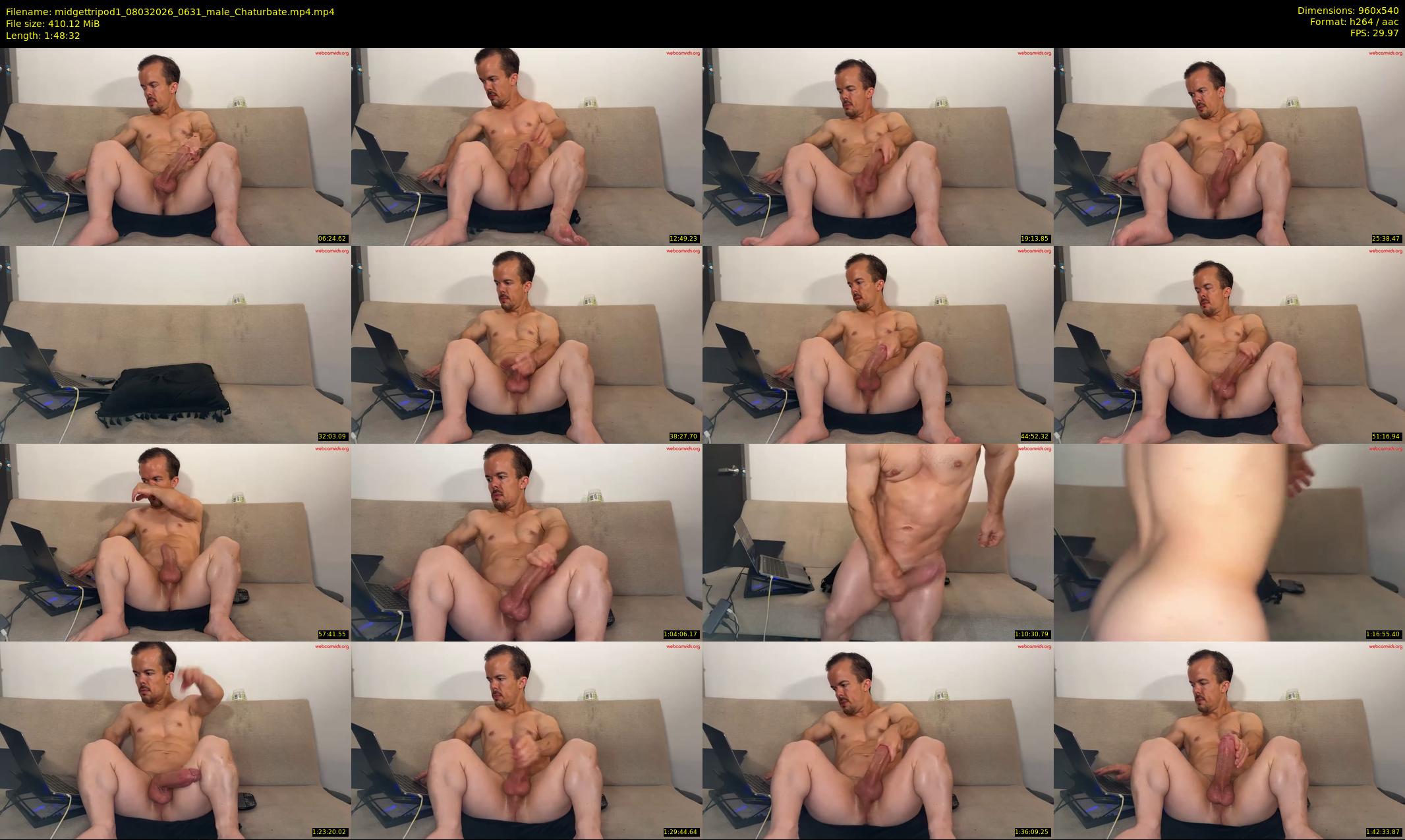 midgettripod1 — 109 minute Chaturbate male cam show recording, 480p, Mar 8, 2026