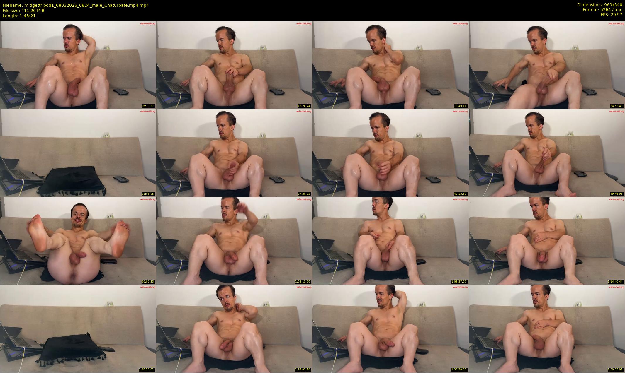 midgettripod1 — 106 minute Chaturbate male cam show recording, 480p, Mar 8, 2026